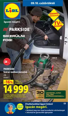 Lidl Nonfood kínálatunk - amely érvényes a következő dátumtól: 2026.09.10.