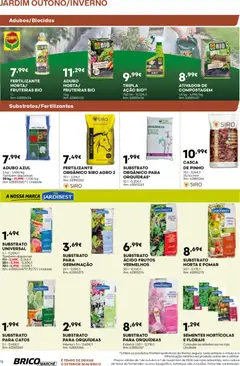 Pré-visualização BricoMarché folheto 14 - Catálogo de Jardim Outuno Inverno válido de 01/10/2026 | Página: 12 | Produtos: Substrato, Fertilizante