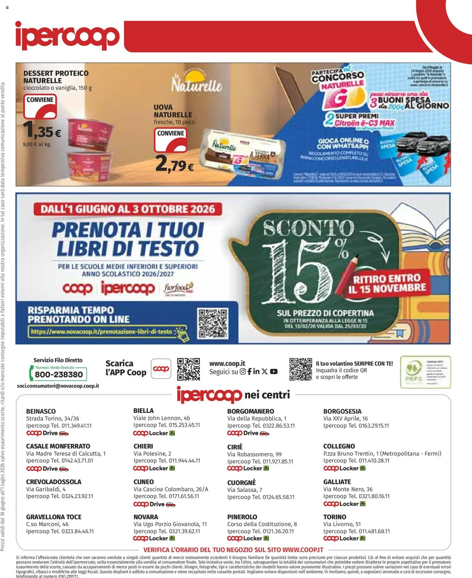 Volantino Ipercoop del 18.06.2026 | Pagina: 42 | Prodotti: Uova, Cioccolato, Tè, Data