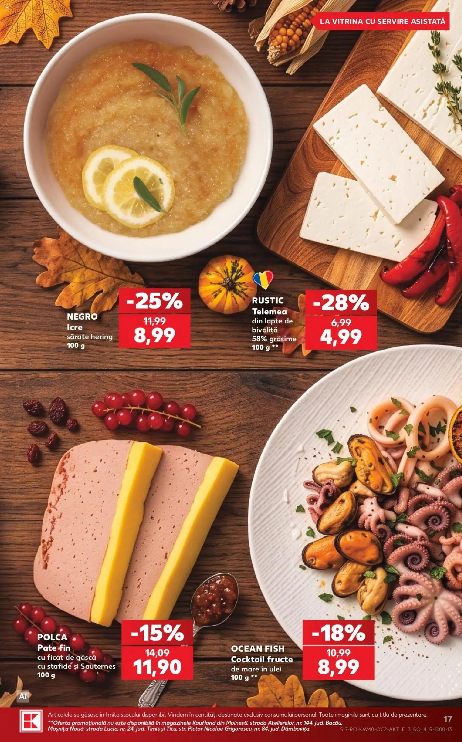 Kaufland RO akciós ujság - amely érvényes a következő dátumtól: 2026.09.30. | Oldal: 17 | Termékek: Hering