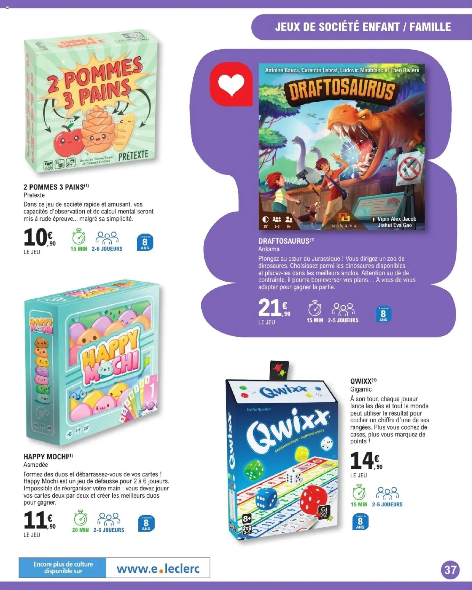 {H1} | Page: 37 | Produits: Joueur, Mochi, Jeux, Jeux de société