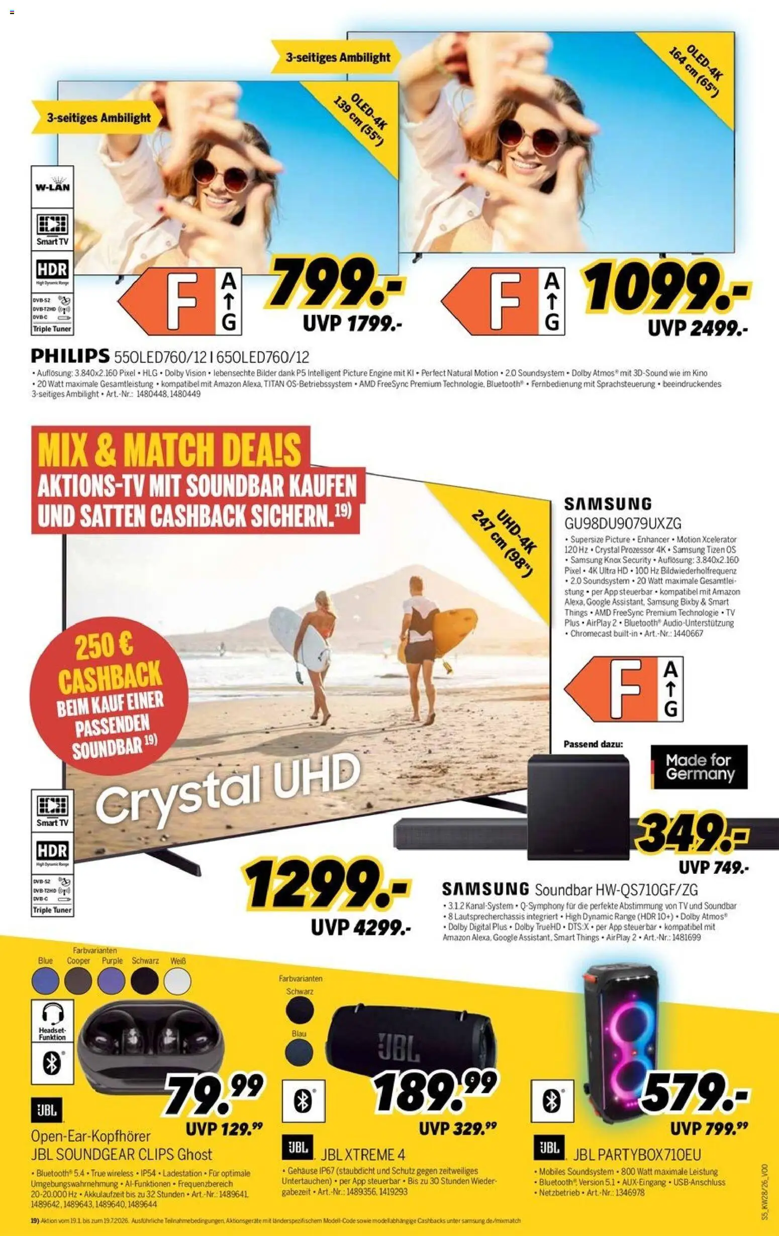 Medimax Prospekt – gültig ab 04.07.2026 | Seite: 5 | Produkte: Philips, Bilder, Soundbar, Headset