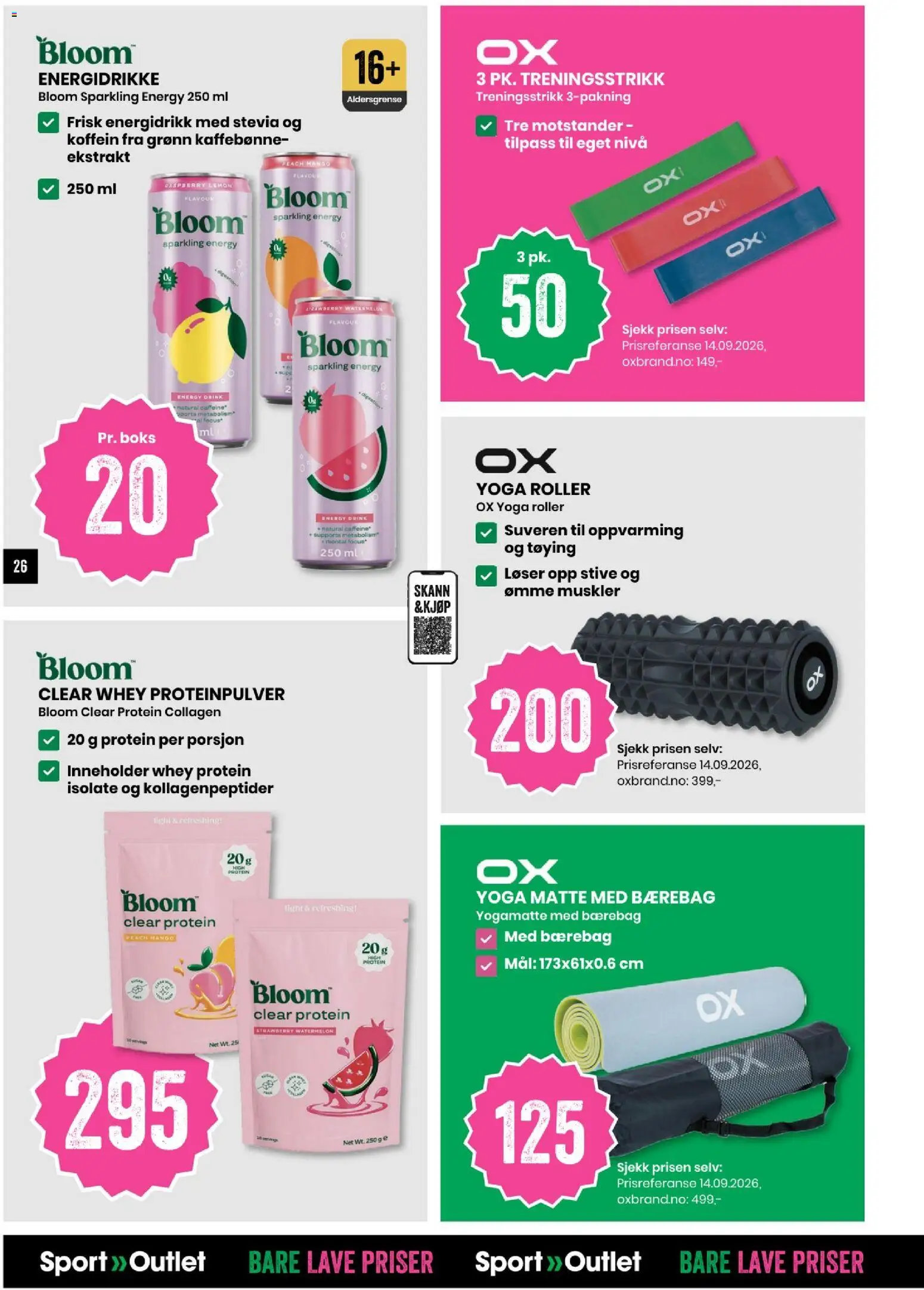 {H1} | Side: 26 | Produkter: Proteinpulver, Roller, Protein, Energidrikk