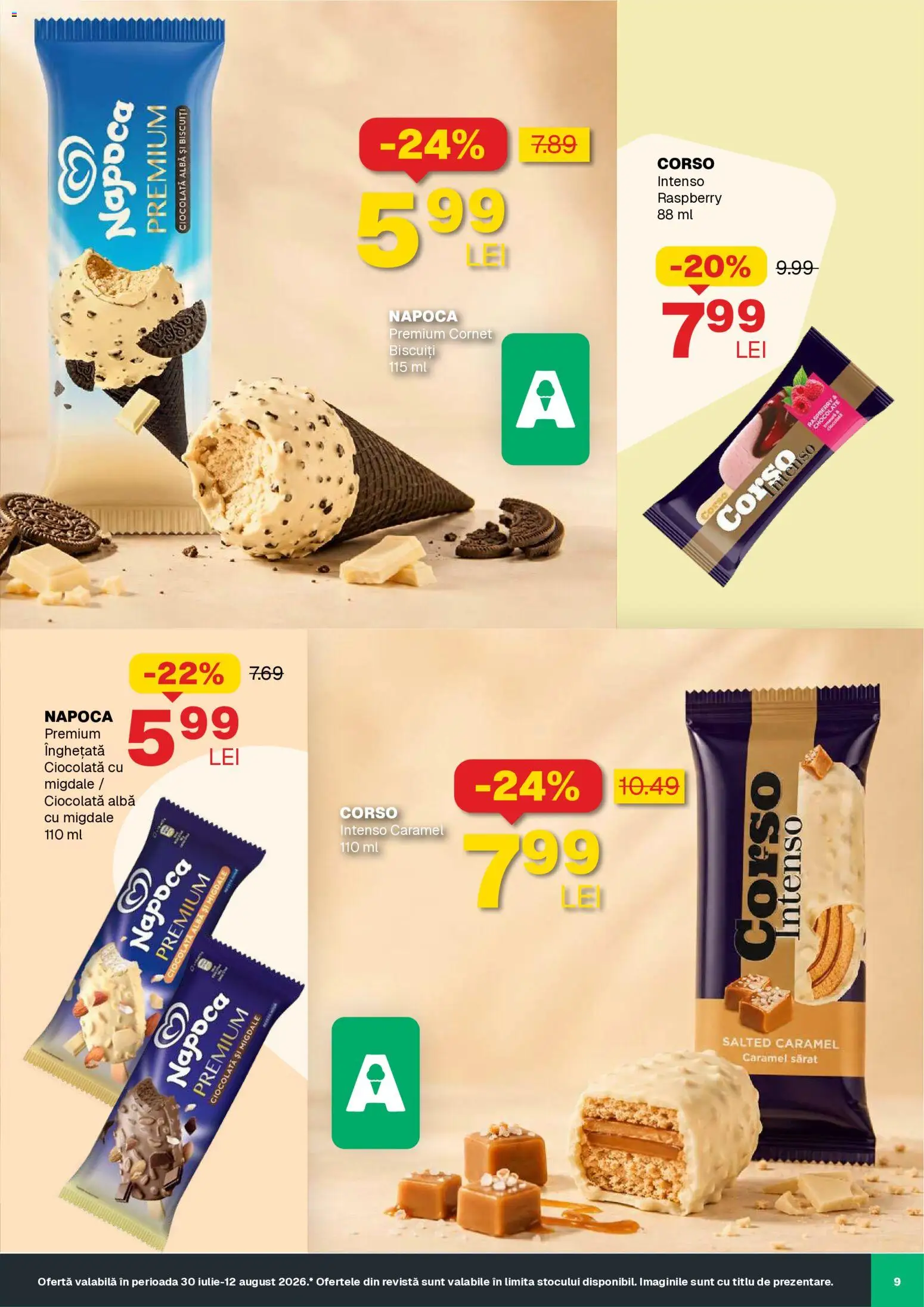 Noul catalog Annabella – valabil de la 30.07.2026 | Pagină: 9 | Produse: Premium, Alba, Ciocolată, Înghețată
