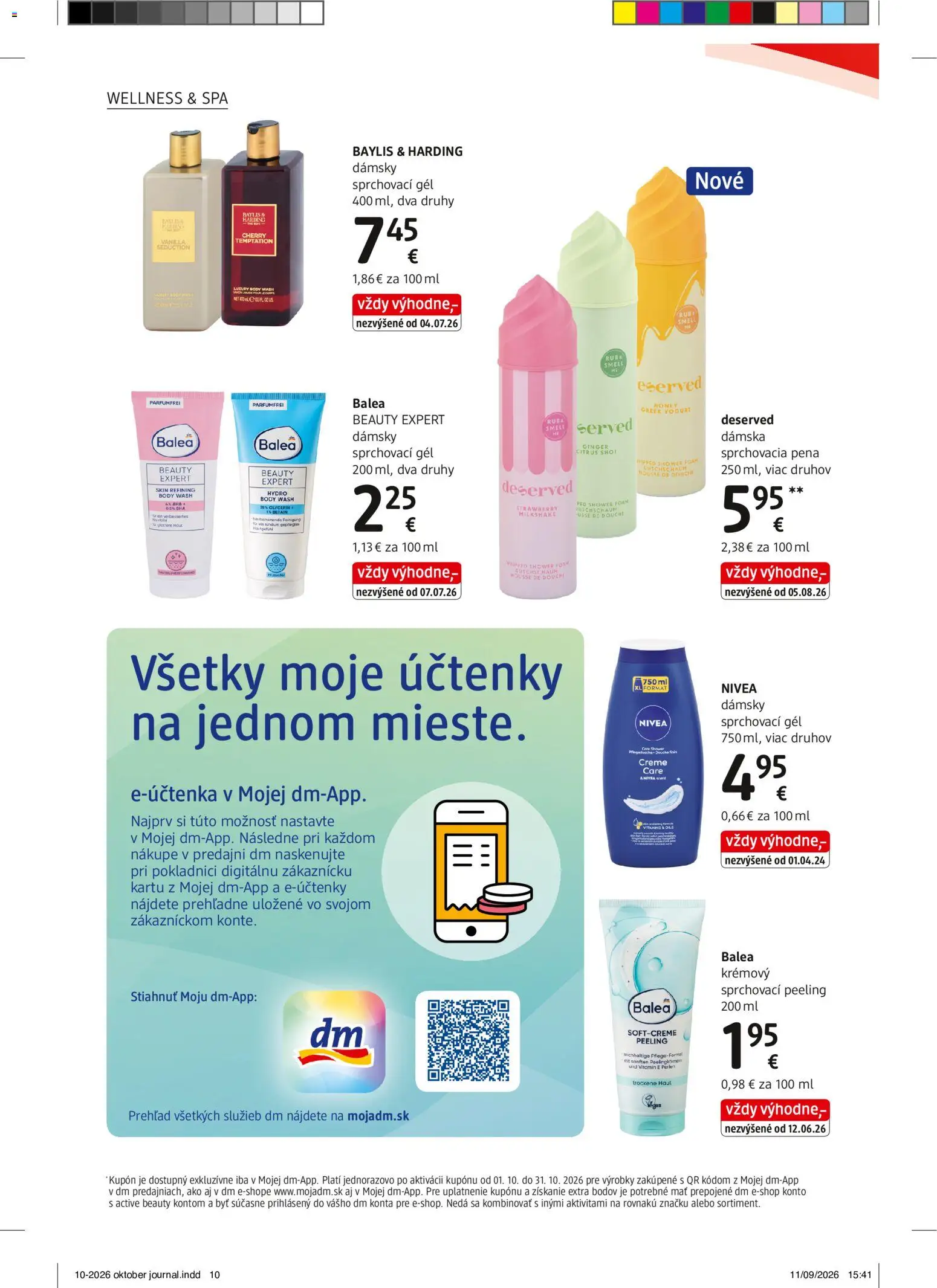 Nové dm drogerie akcie – leták je platný od 01.10.2026 | Strana: 10