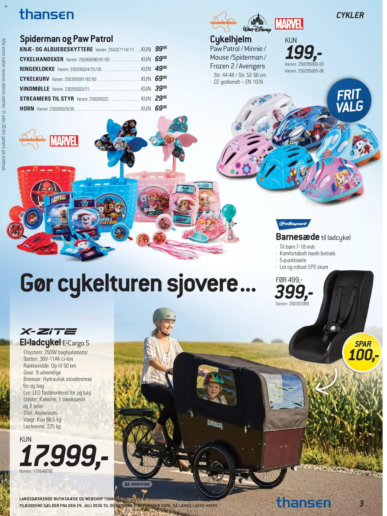 Thansen tilbudsavis – gyldig fra 29/07/2026 | Side: 3 | Produkter: Batteri