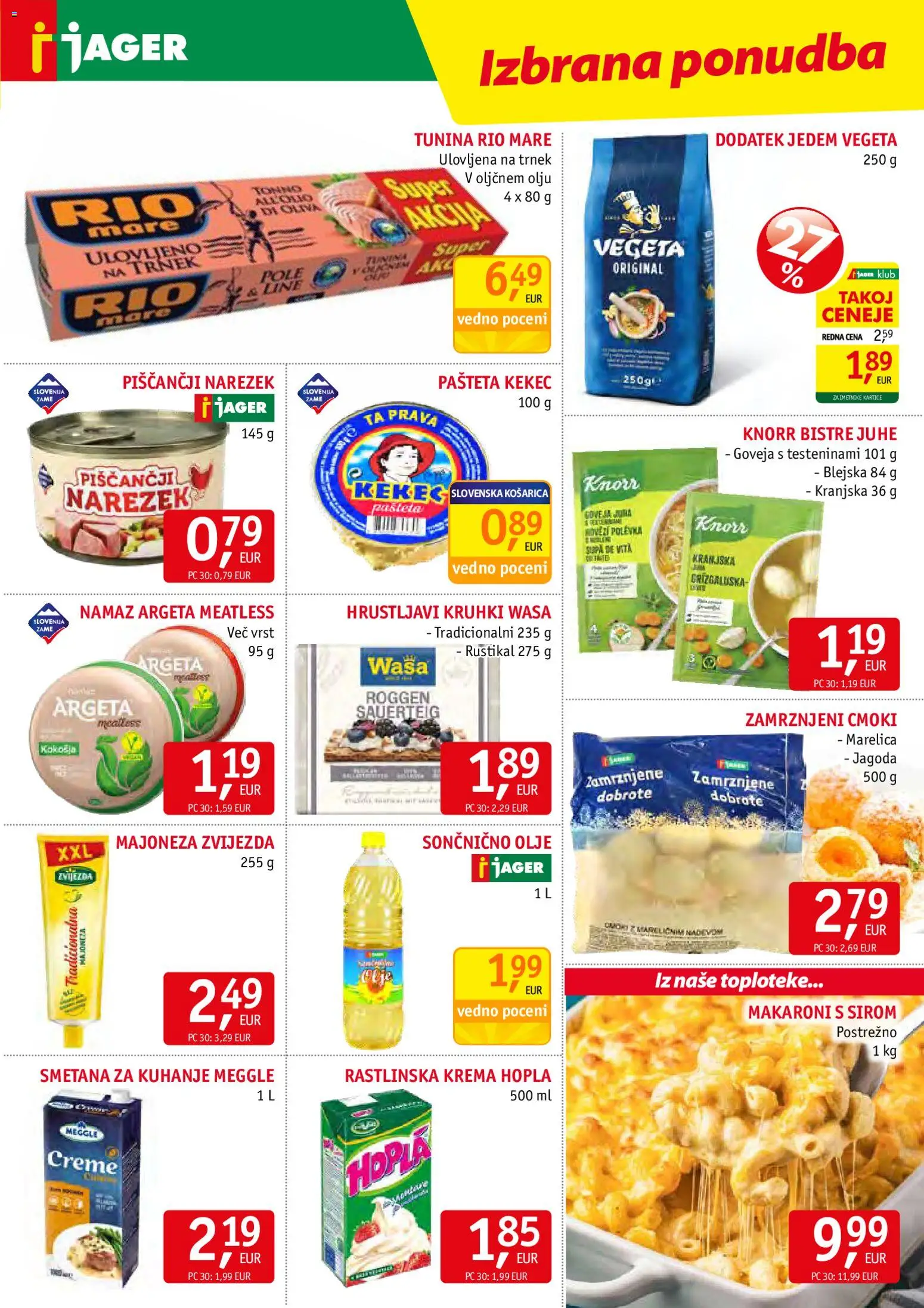 Novi Jager katalog ponudbe – veljaven od 13.05.2026 | Stran: 9