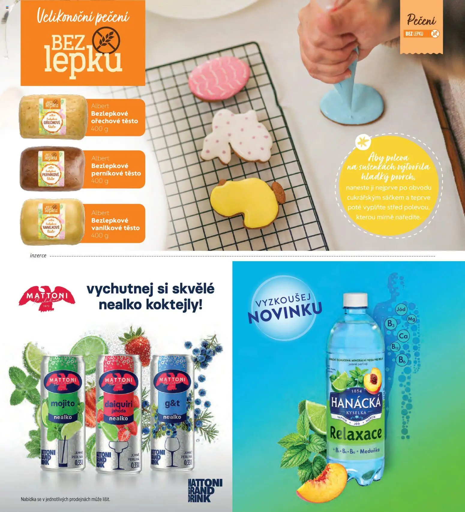 Albert magazín od 01.03.2026 | Strana: 39 | Produkty: Hořčík, Mojito, Perníkové těsto, Minerální voda