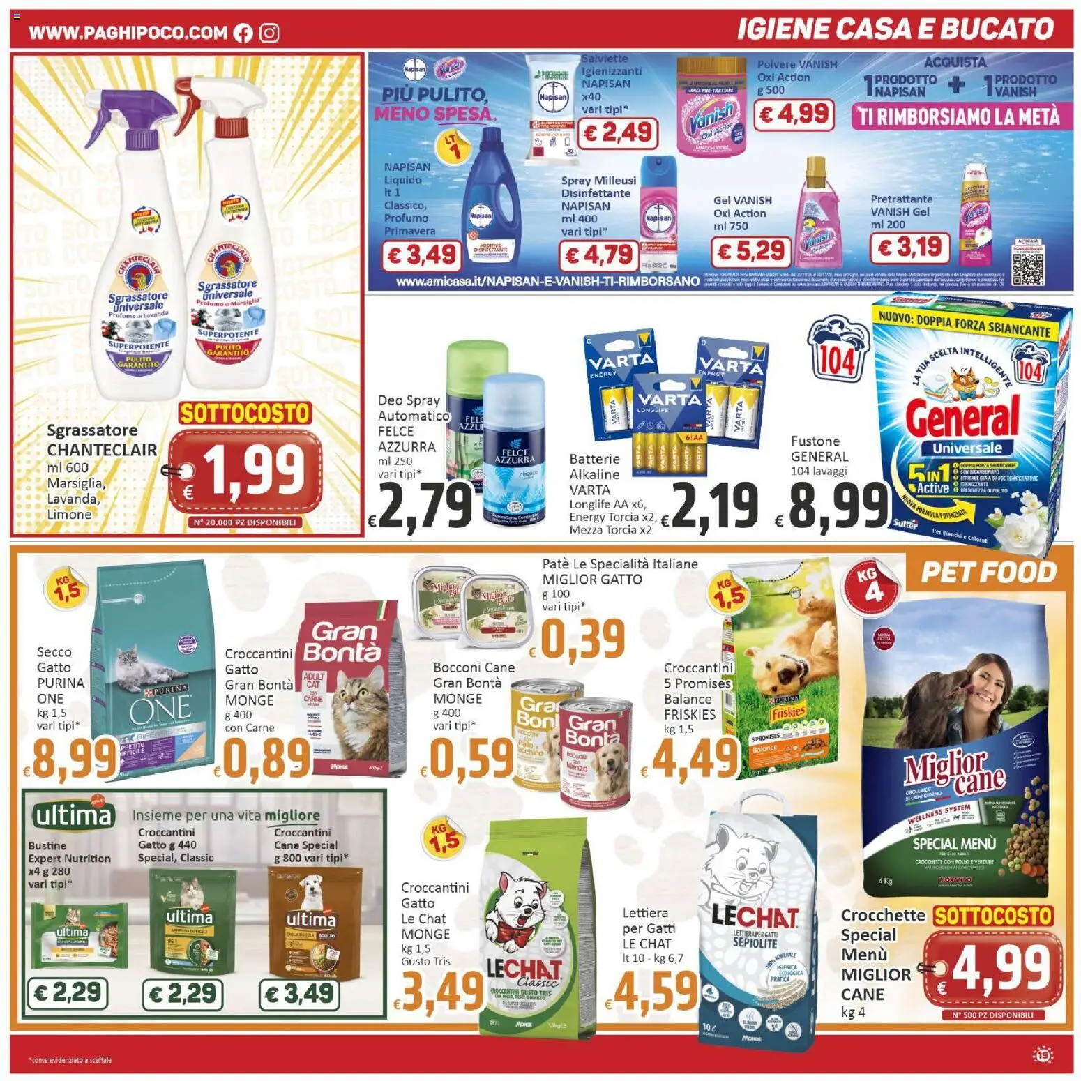 Volantino Paghi Poco del 23/10/2026 | Pagina: 19 | Prodotti: Paté, Manzo, Specialità, Batterie