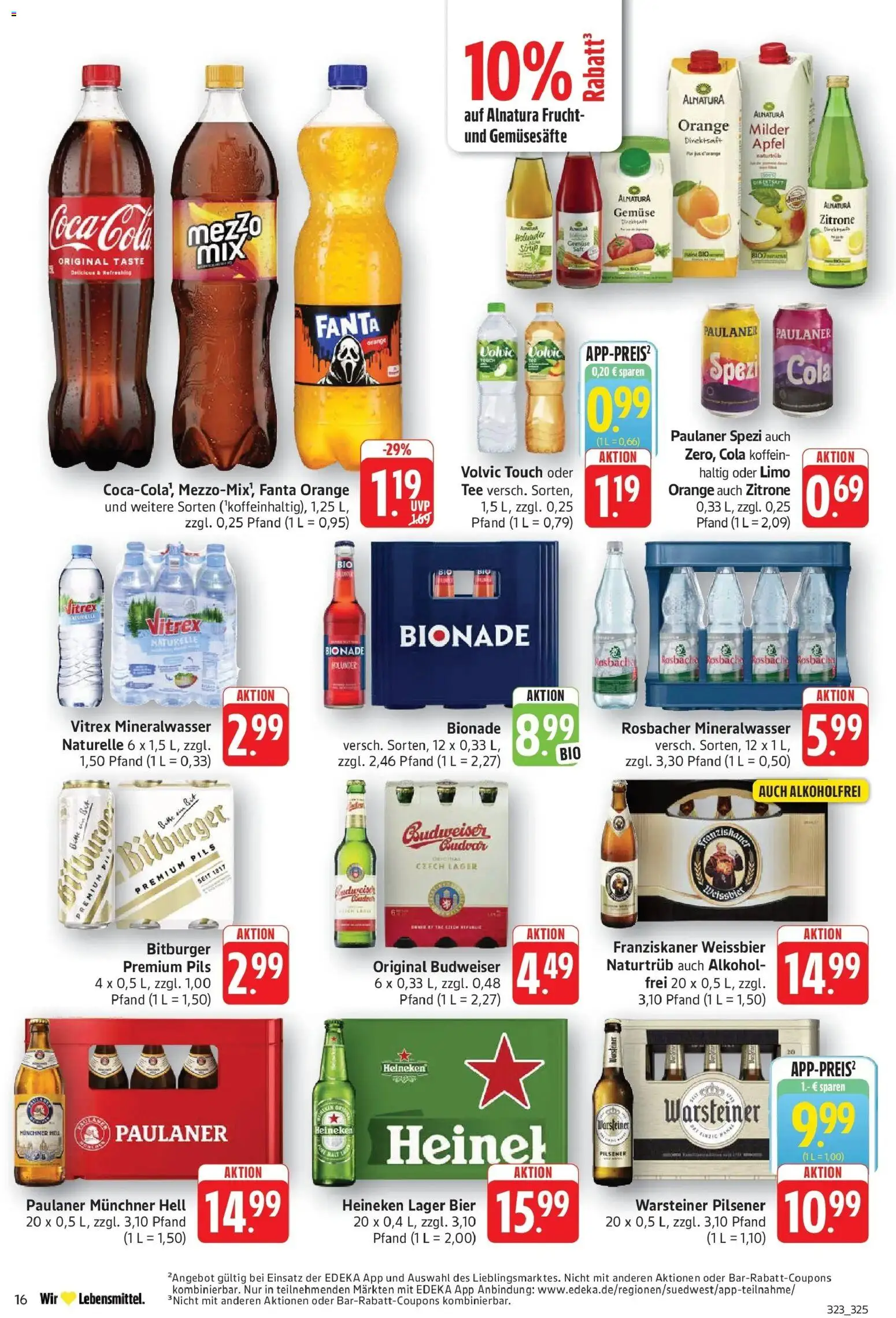 Edeka Prospekt Bruchsal (ab 26.10.2026) » Angebote Online | Seite: 24 | Produkte: Fanta, Heineken, Saft, Volvic