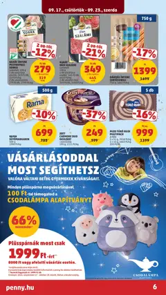 MIZÓ TÚRÓ RUDI MULTIPACK, 2-féle 5 x 51 g, 3918 Ft/kg 5 x 45 g, 4440 Ft/kg - amely érvényes a következő dátumtól: 2026.09.17. | Oldal: 8