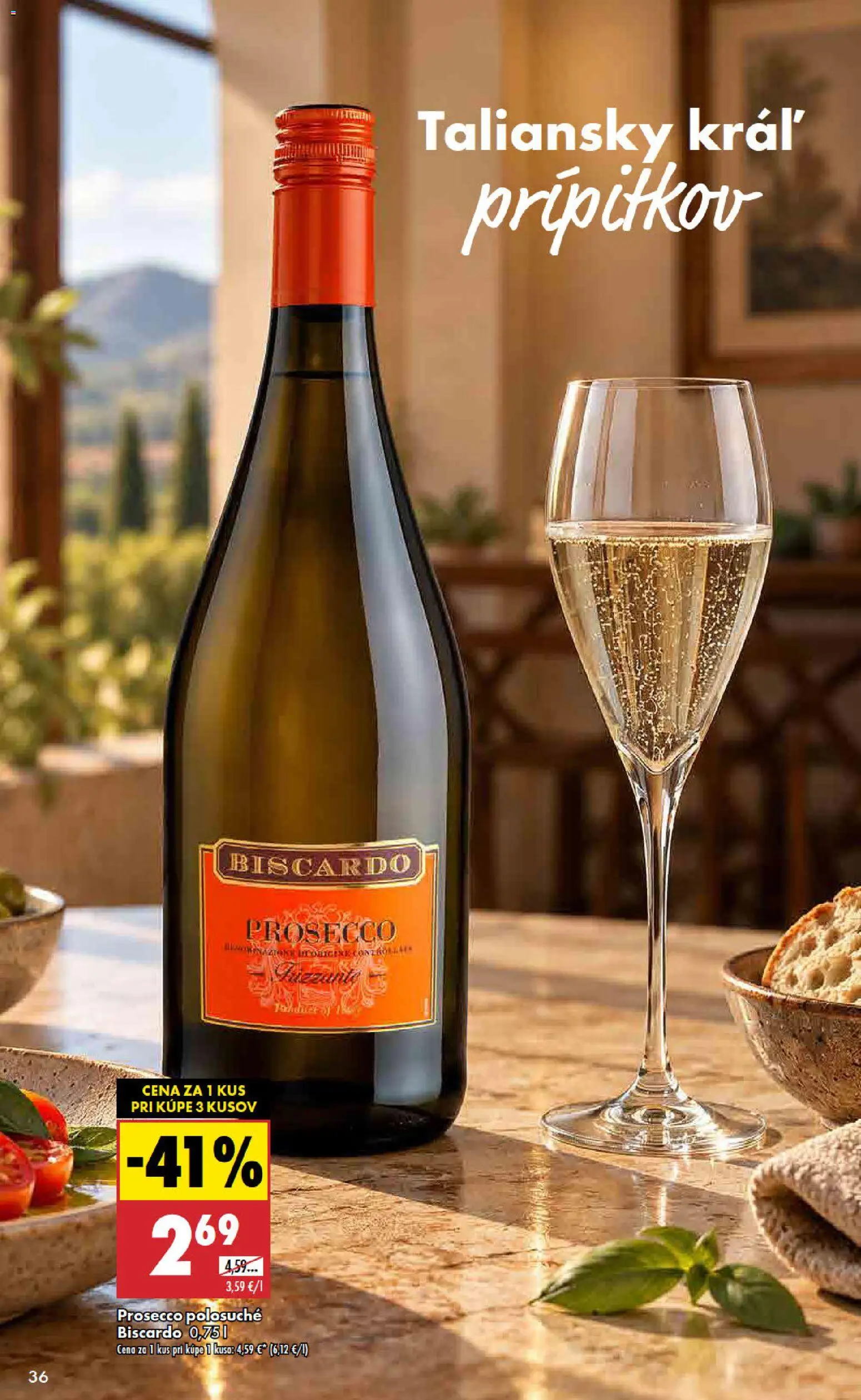 Nové Biedronka akcie – leták je platný od 29.10.2026 | Strana: 36 | Produkty: Prosecco
