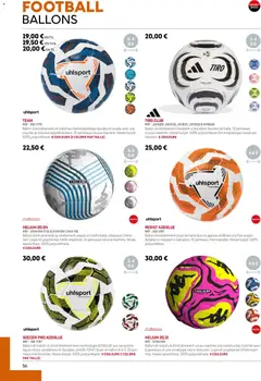 Sport 2000 - Prévisualisation de Sport 2000 Brochure 2026/2027 valide à partir de 01/01/2026 | Page: 56 | Produits: Enveloppe, Mousse