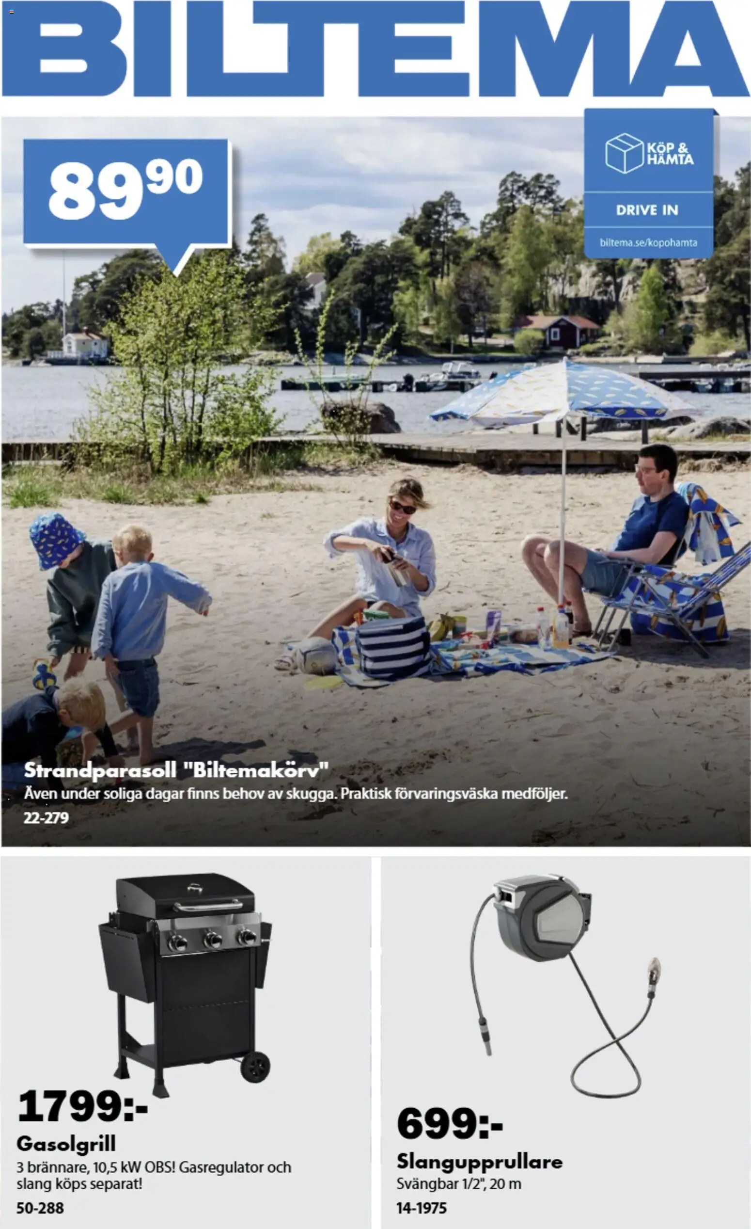 Biltema reklamblad aktuell från 01.06.2026 | Sida: 1
