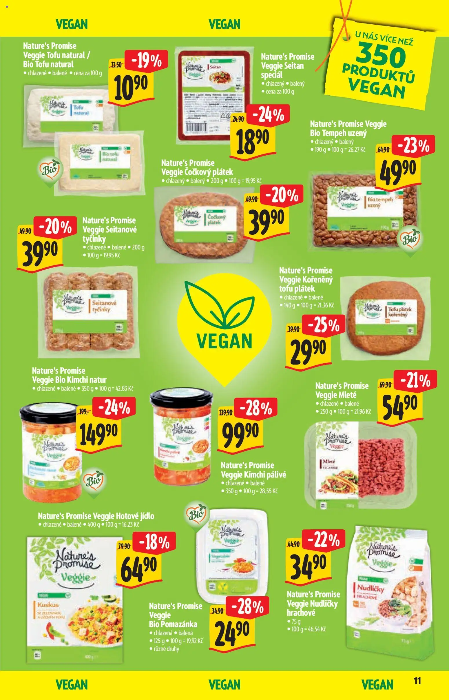 Albert katalog - Supermarket - Bio od 02.09.2026 | Strana: 11 | Produkty: Vegan, Tyčinky, Kuskus, Pomazánka