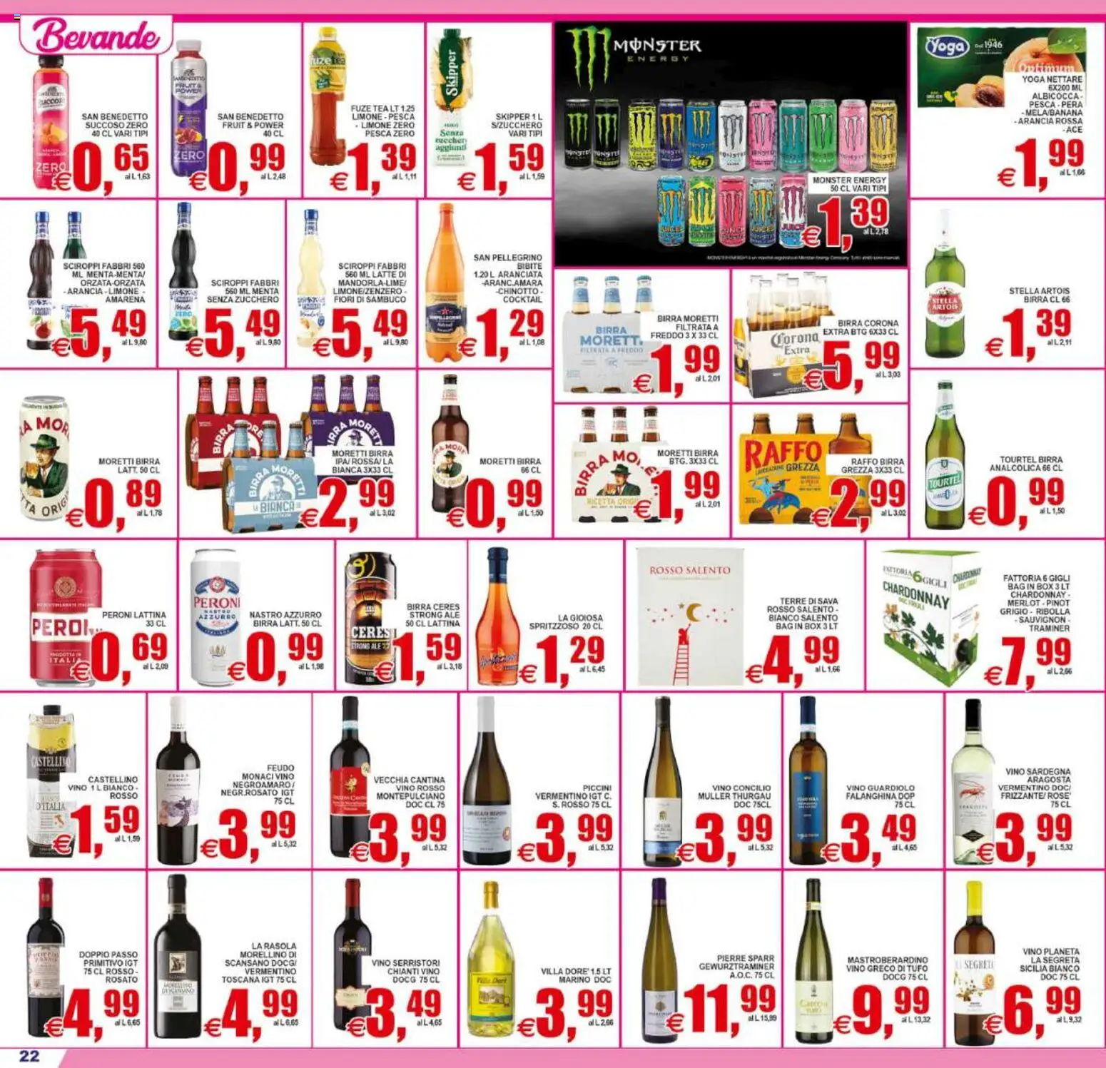 Volantino Pewex del 22/07/2026 | Pagina: 22 | Prodotti: Zucchero, Limone, Ceres, Amarena