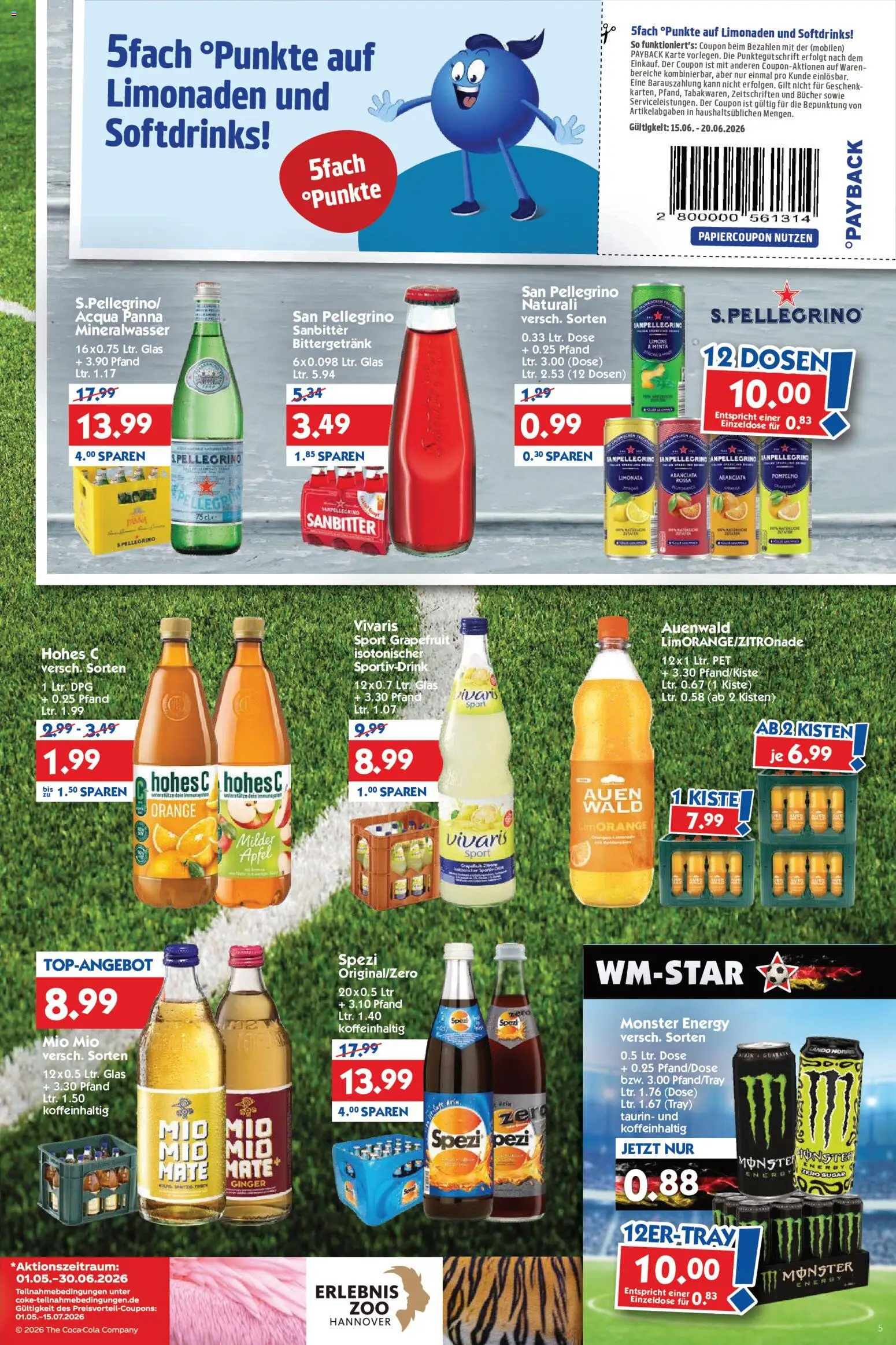 HOL’AB! Prospekt – gültig ab 15.06.2026 | Seite: 5 | Produkte: Energy, Mineralwasser, Monster, Saft