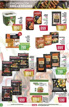 COOP - Abc & szuper / Alföld Pro-Coop Zrt. - amely érvényes a következő dátumtól: 25.06.2026 | Oldal: 6 | Termékek: Kolbász, Grill, Grillsajt, Pita