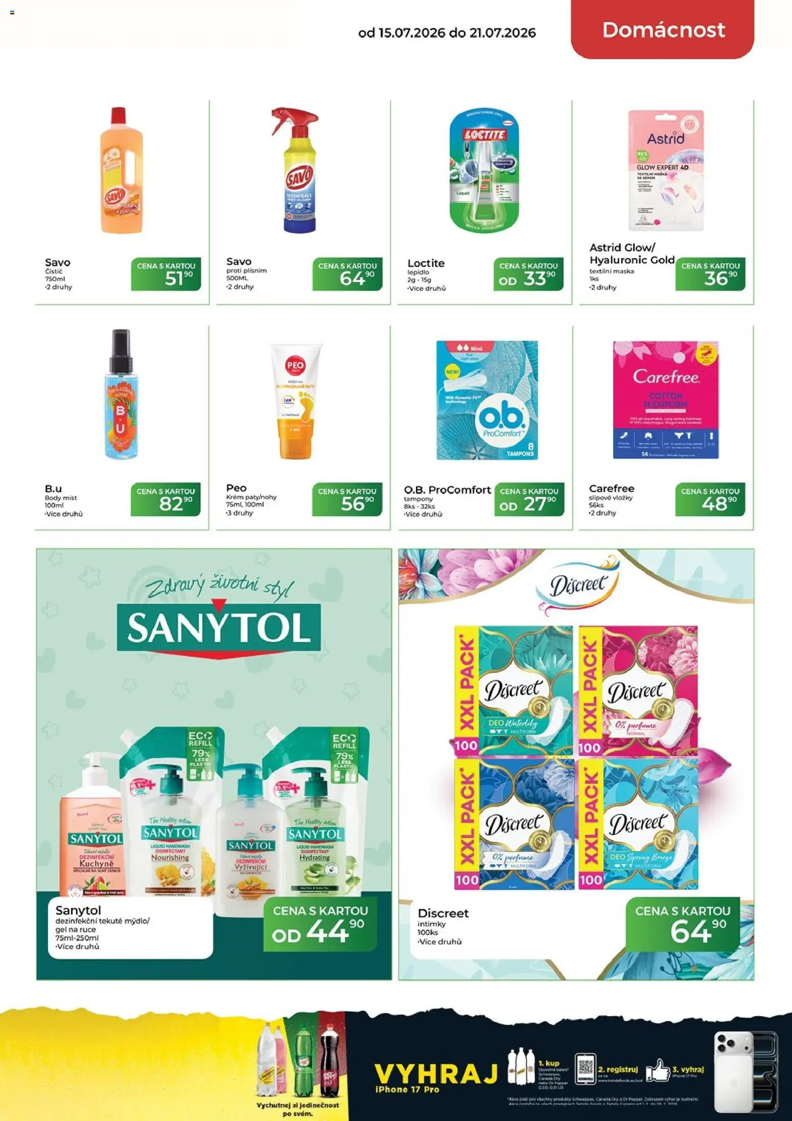 Tamda Foods leták od 15.07.2026 | Strana: 53 | Produkty: Savo, Tampony, Kuchyně, Savo proti plísním