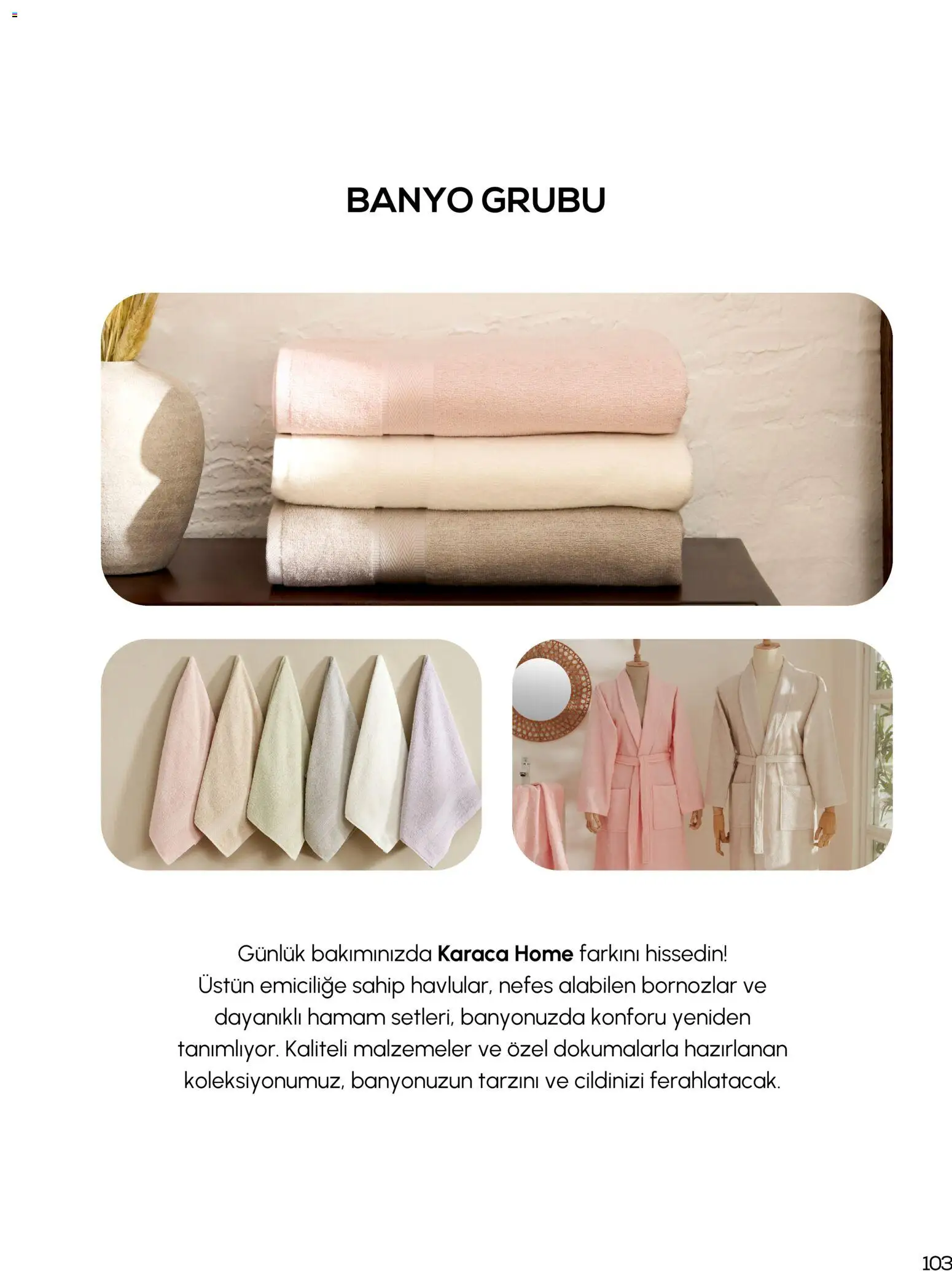 Karaca Home Katalog - 01.03.2026 tarihinden itibaren geçerlidir | Sayfa: 103 | Ürünler: Banyo