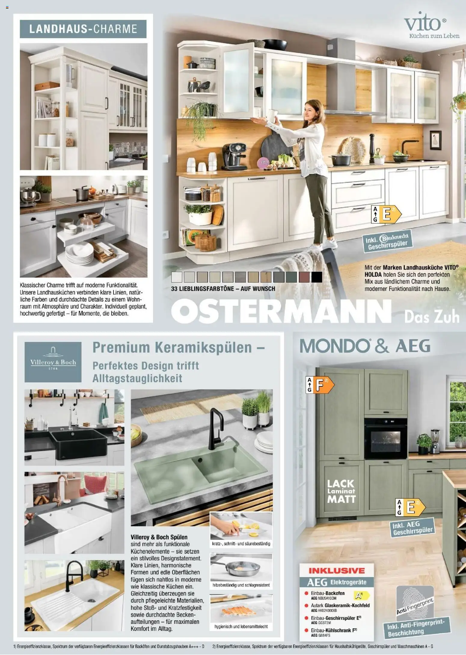 Ostermann - Fakta Küchenjournal 2026 – gültig ab 03.09.2026 | Seite: 10 | Produkte: AEG, Geschirrspüler, Backofen, Kuchen