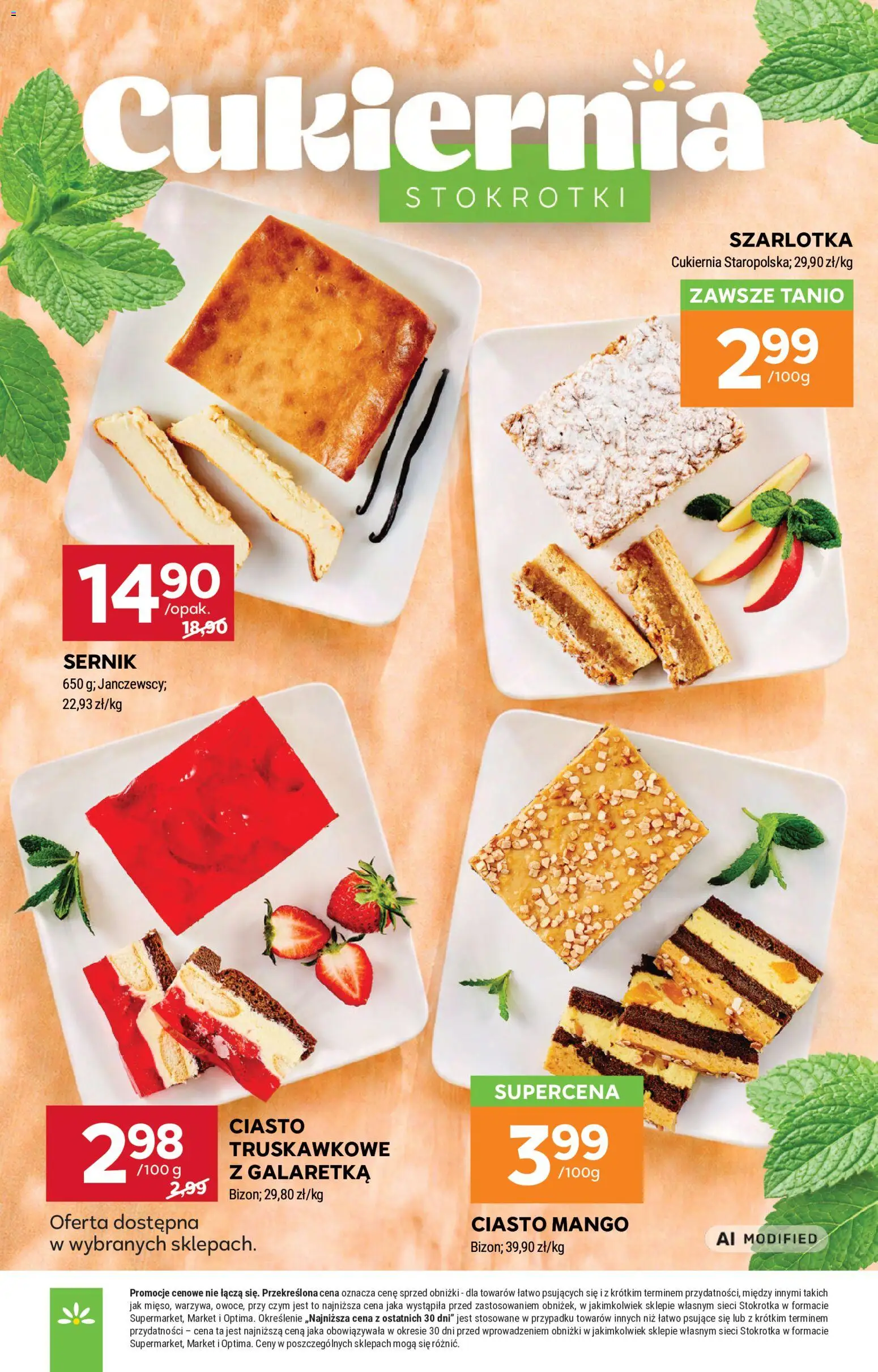 Stokrotka gazetka - Market od 03.09.2026 | Strona: 3 | Produkty: Mango, Galaretka, Stokrotka, Ciasto