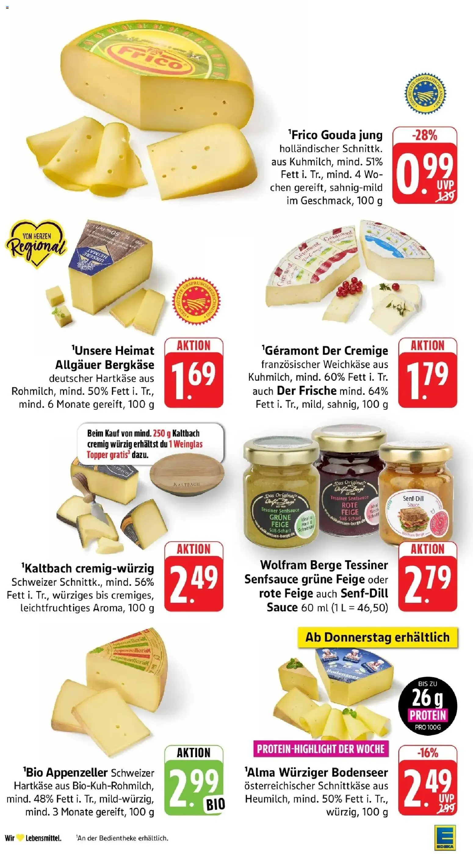 E center Prospekt Ditzingen (ab 26.10.2026) zum Blättern | Seite: 6 | Produkte: Geramont, Topper, Gouda