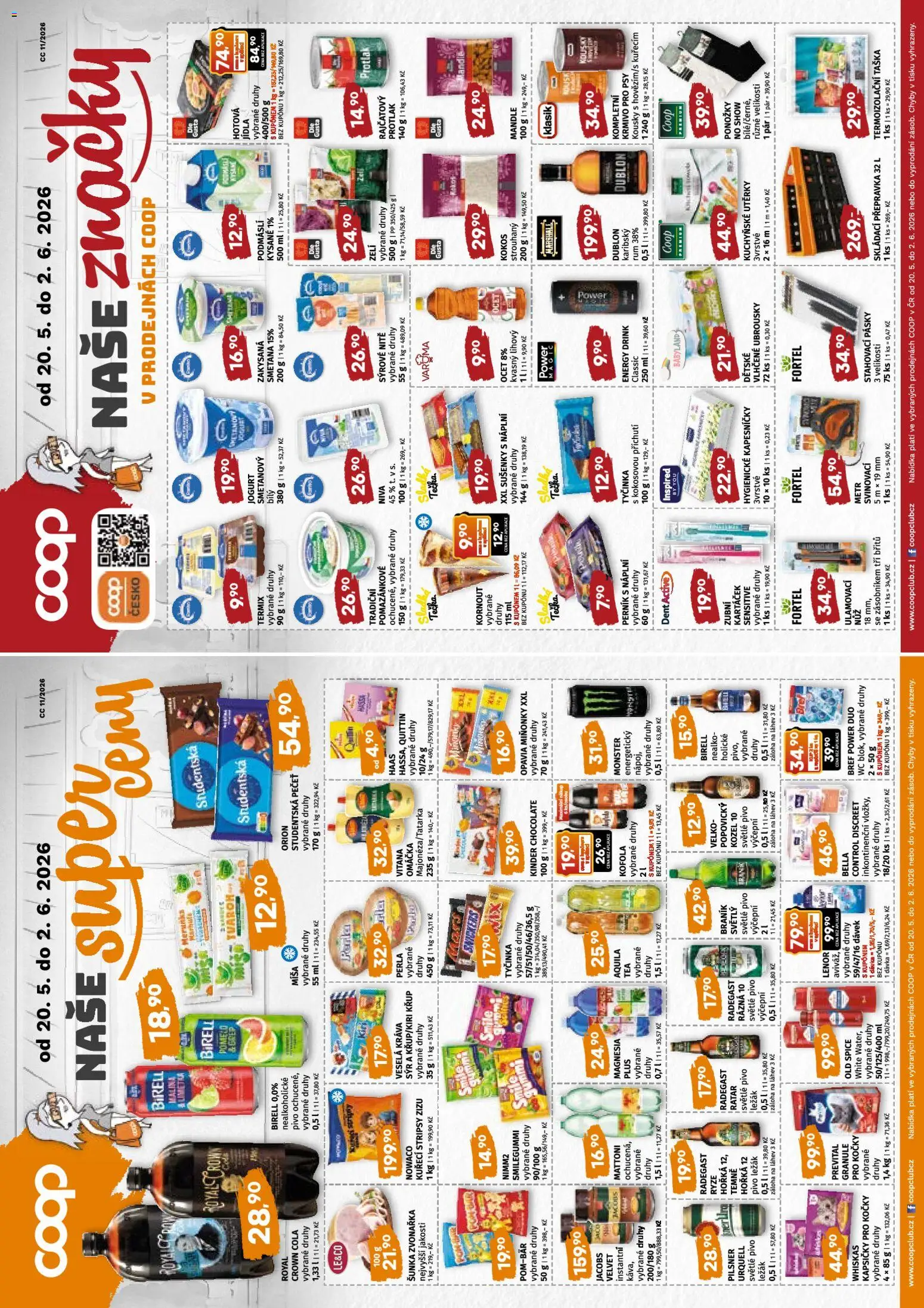 Coop leták od 20.05.2026 | Strana: 4 | Produkty: Skládací přepravka, Braník, Mandle, Kinder