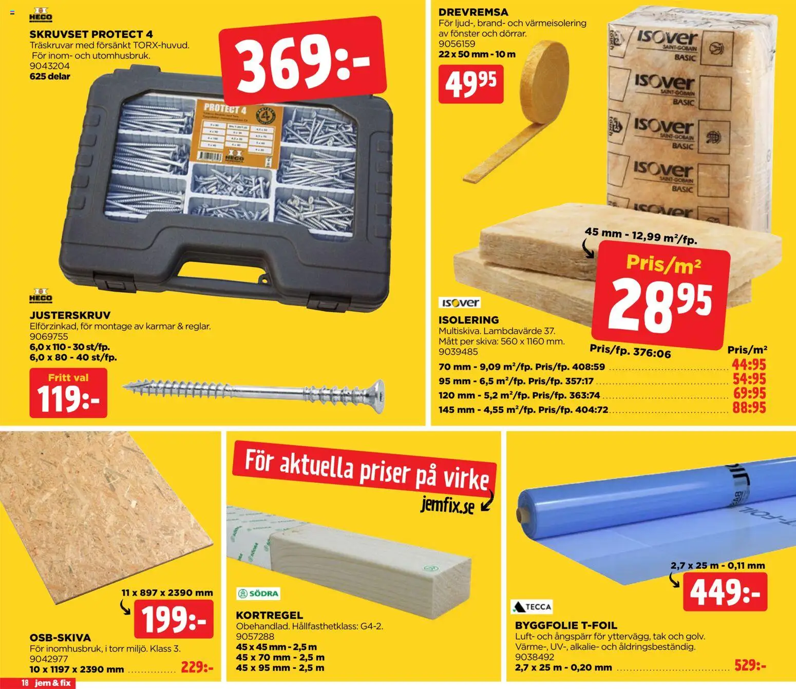 Jem & Fix reklamblad aktuell från 18.05.2026 | Sida: 18
