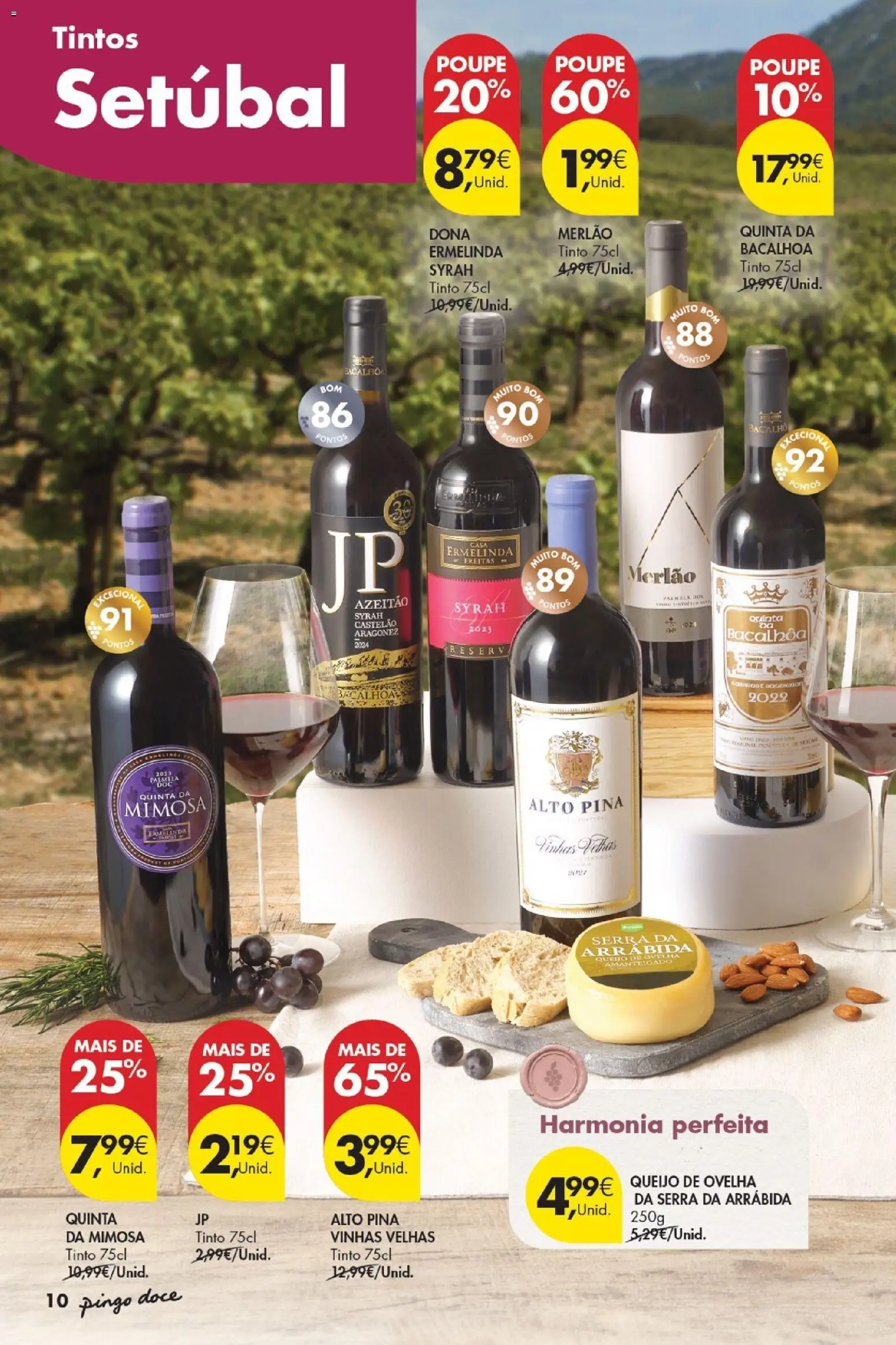 Pingo Doce Vinhos de Setúbal │ válido de 05.05.2026 | Página: 10 | Produtos: Queijo