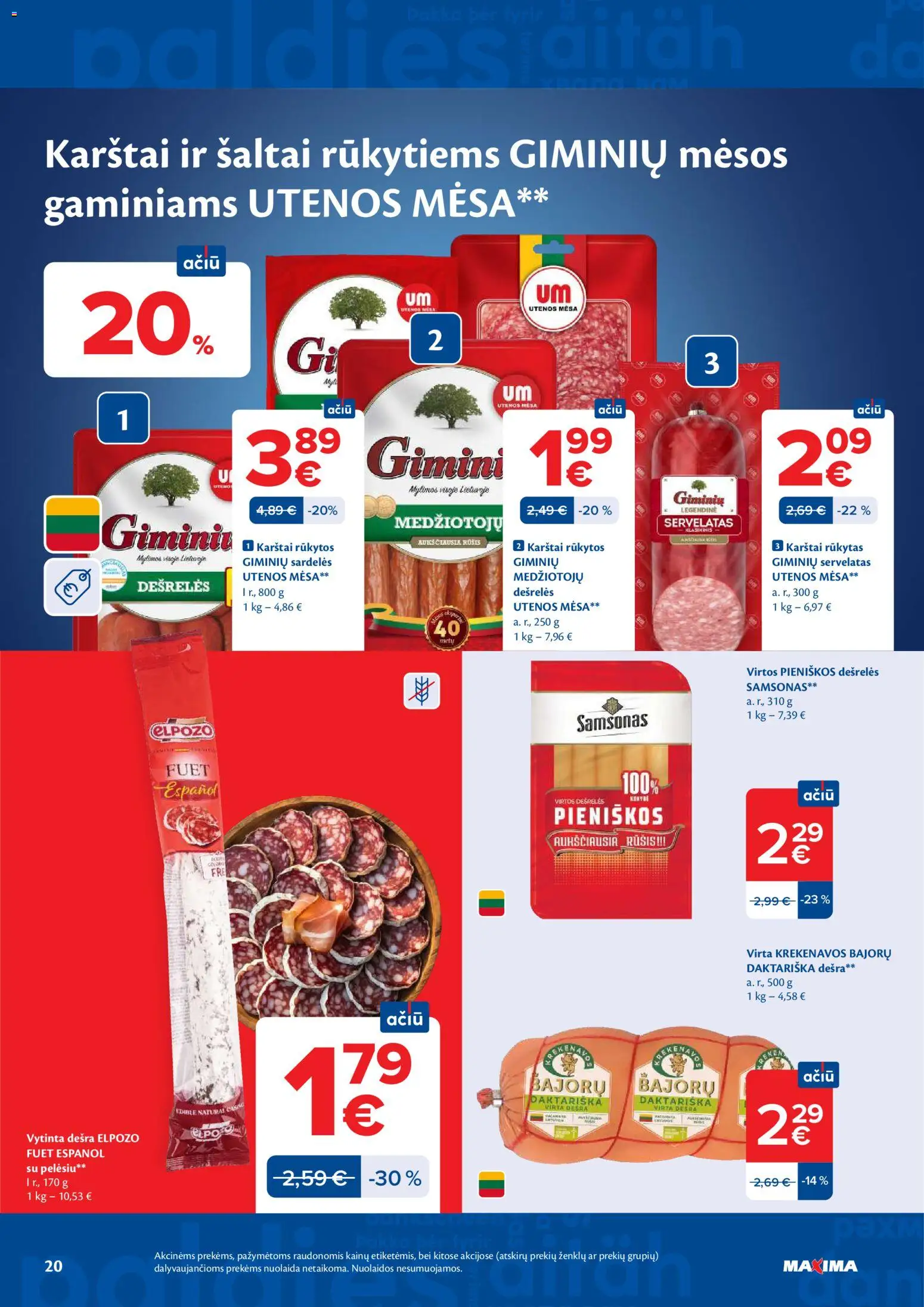 MAXIMA akcijos nuo 2026.07.14 | Puslapis: 20