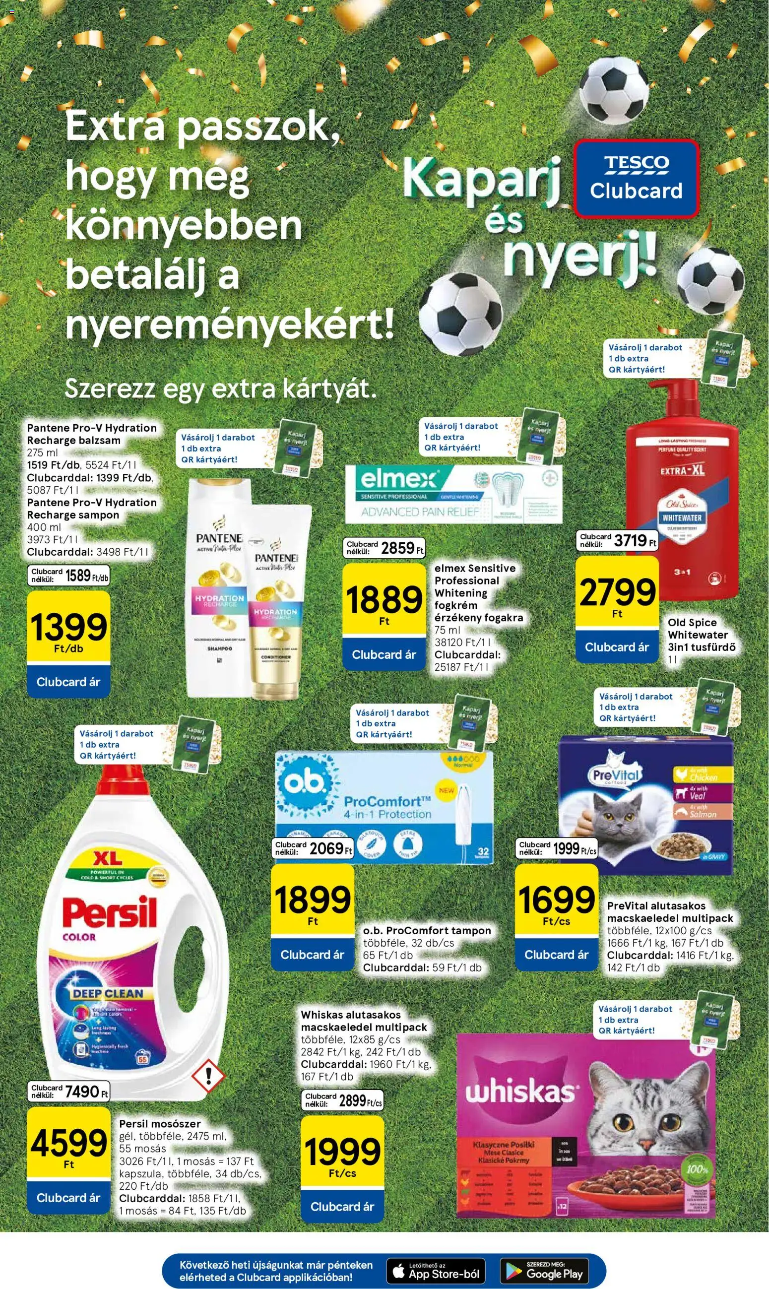 Tesco akciós ujság - amely érvényes a következő dátumtól: 11.06.2026 | Oldal: 25 | Termékek: Persil, Tusfürdő, Fogkrém, Mosószer