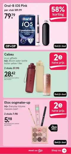 Etos folder - Voorbeeld van een folder van Etos, geldig van 11.05.2026 | Pagina: 7 | Producten: Kan, Festék, Mascara