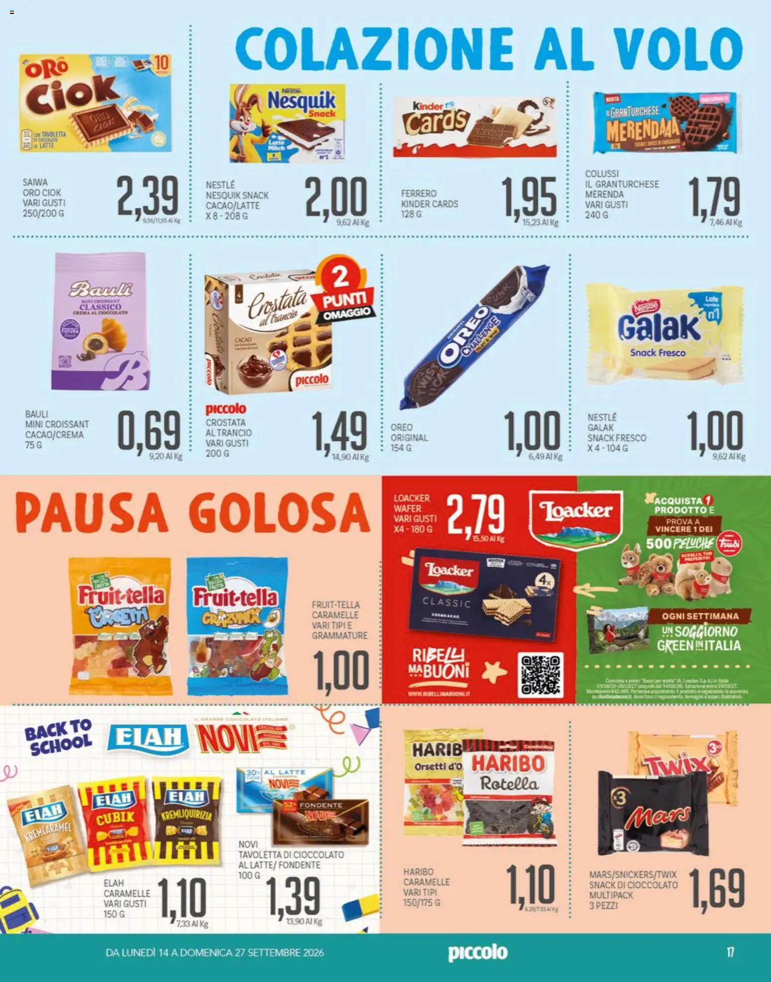 Volantino Piccolo del 14/09/2026 | Pagina: 17