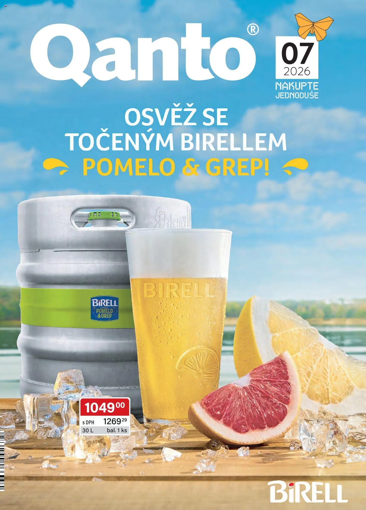 Astur & Qanto leták - Velkoobchod 07/2026 od 01.07.2026 | Strana: 1 | Produkty: Pomelo, Birell, Grep
