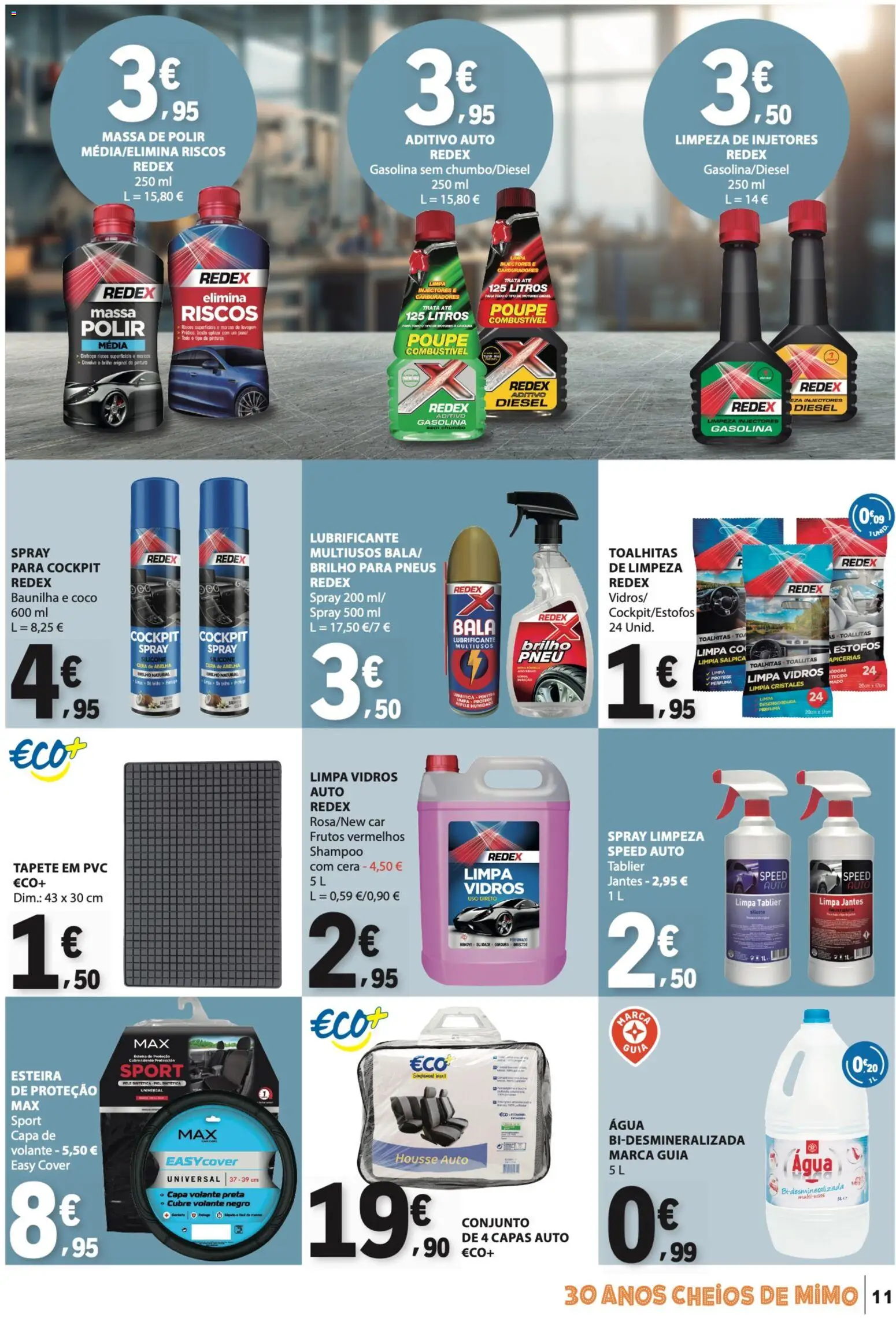 E.Leclerc folheto Não Alimentar │ válido de 07.05.2026 | Página: 11 | Produtos: Cera, Limpa vidros, Cera de abelha, Massa