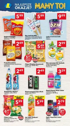 Pogląd oferty "Lewiatan gazetka - Legnica" - ważna od 24.09.2026 | Strona: 6 | Produkty: Chipsy, Ziemniaczki, Masło, Lody