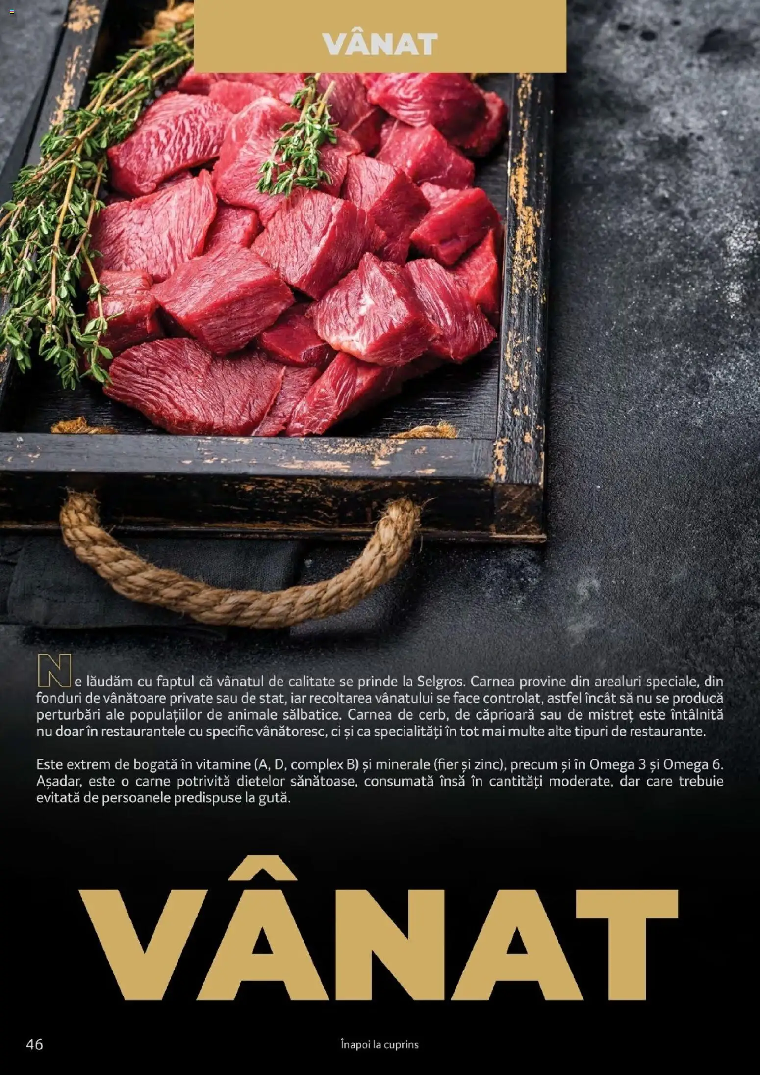 Noul catalog Selgros – valabil de la 25.03.2026 | Pagină: 46 | Produse: Fier, Omega