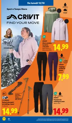 Anteprima del volantino CRIVIT Leggings termici da donna, Leggings termici da donna valido a partire dal 08/10/2026 | Pagina: 40
