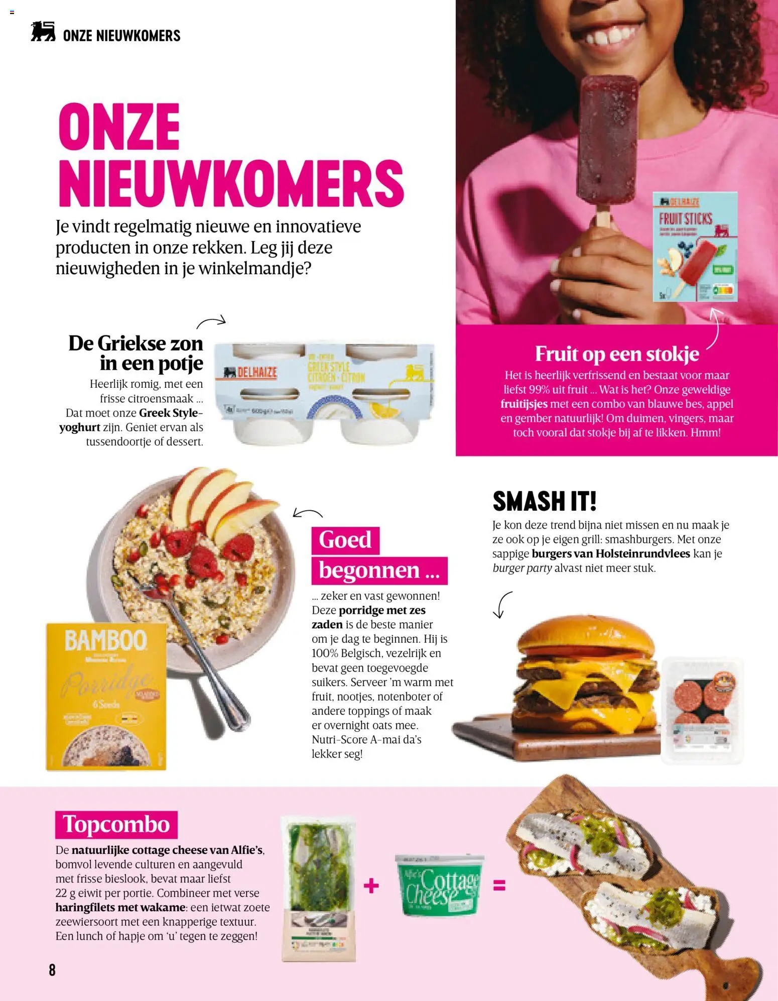 {H1} | Pagina: 8 | Producten: Grill, Notenboter, Fruit, Gember