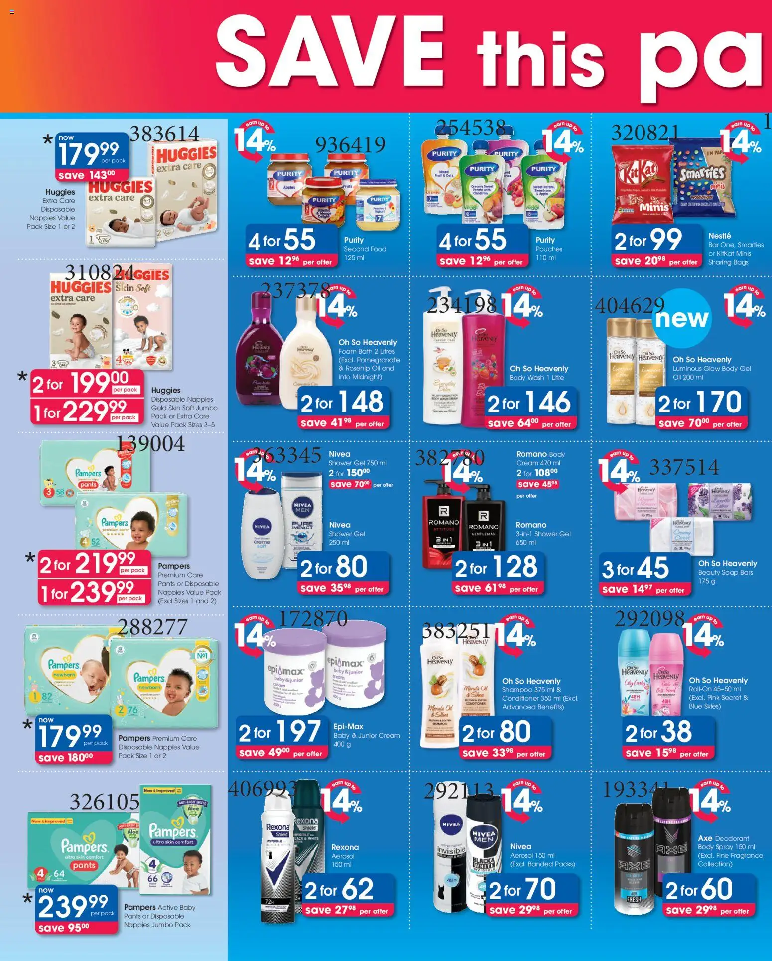 New Clicks catalogue – valid from 21.05.2026 | Page: 2 | Products: Bath, Chocolate, Soap, Shower gel