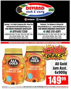 Devland specials catalogue – valid from 17/09/2026