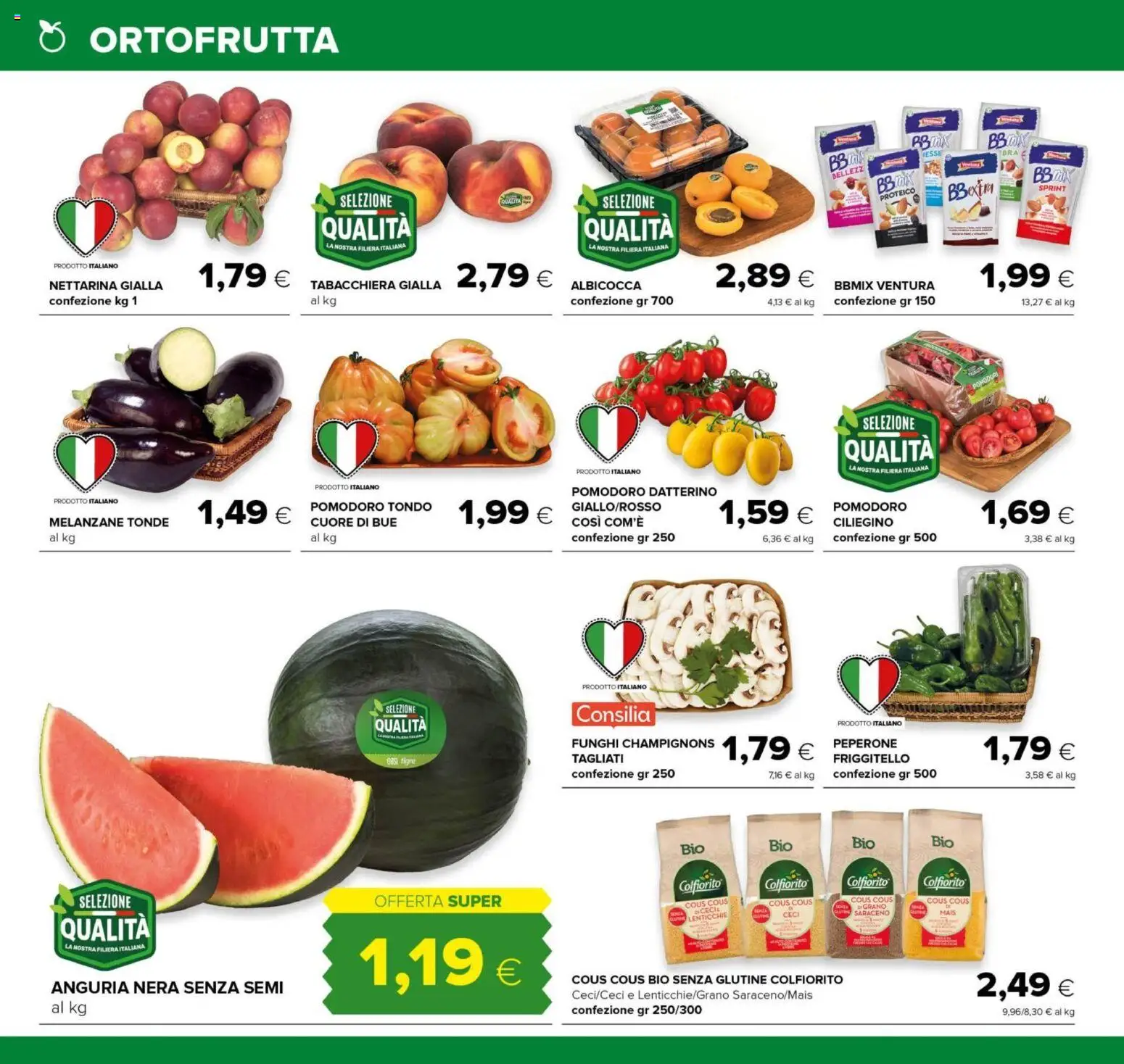 Volantino Oasi del 16/07/2026 | Pagina: 2 | Prodotti: Ceci, Lenticchie, Pomodoro, Funghi