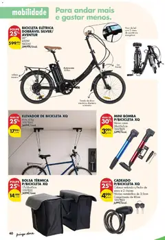 Pré-visualização Pingo Doce Bazar Verão válido de 09.06.2026 | Página: 40 | Produtos: Bolsa, Bicicleta