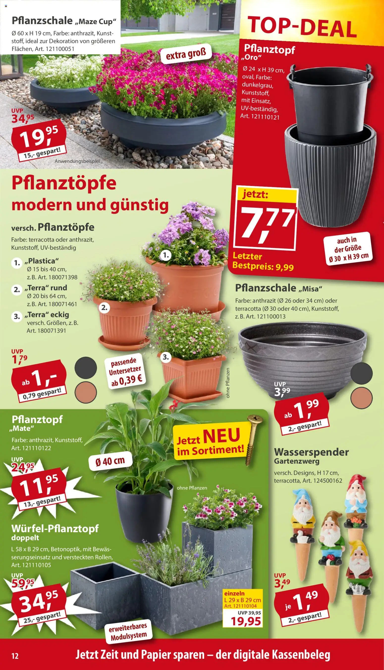 Sonderpreis Baumarkt Prospekt 	 – gültig ab 09.05.2026 | Seite: 12