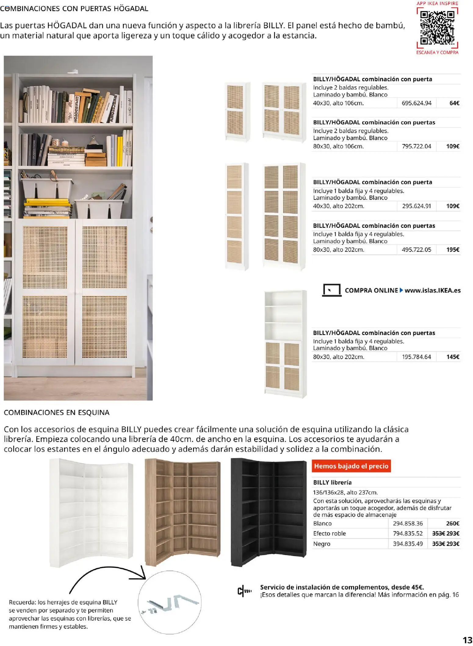 Catálogo IKEA Bily │ válido desde el 01/02/2026 | Página: 13 | Productos: Té, Almacenaje, Puertas