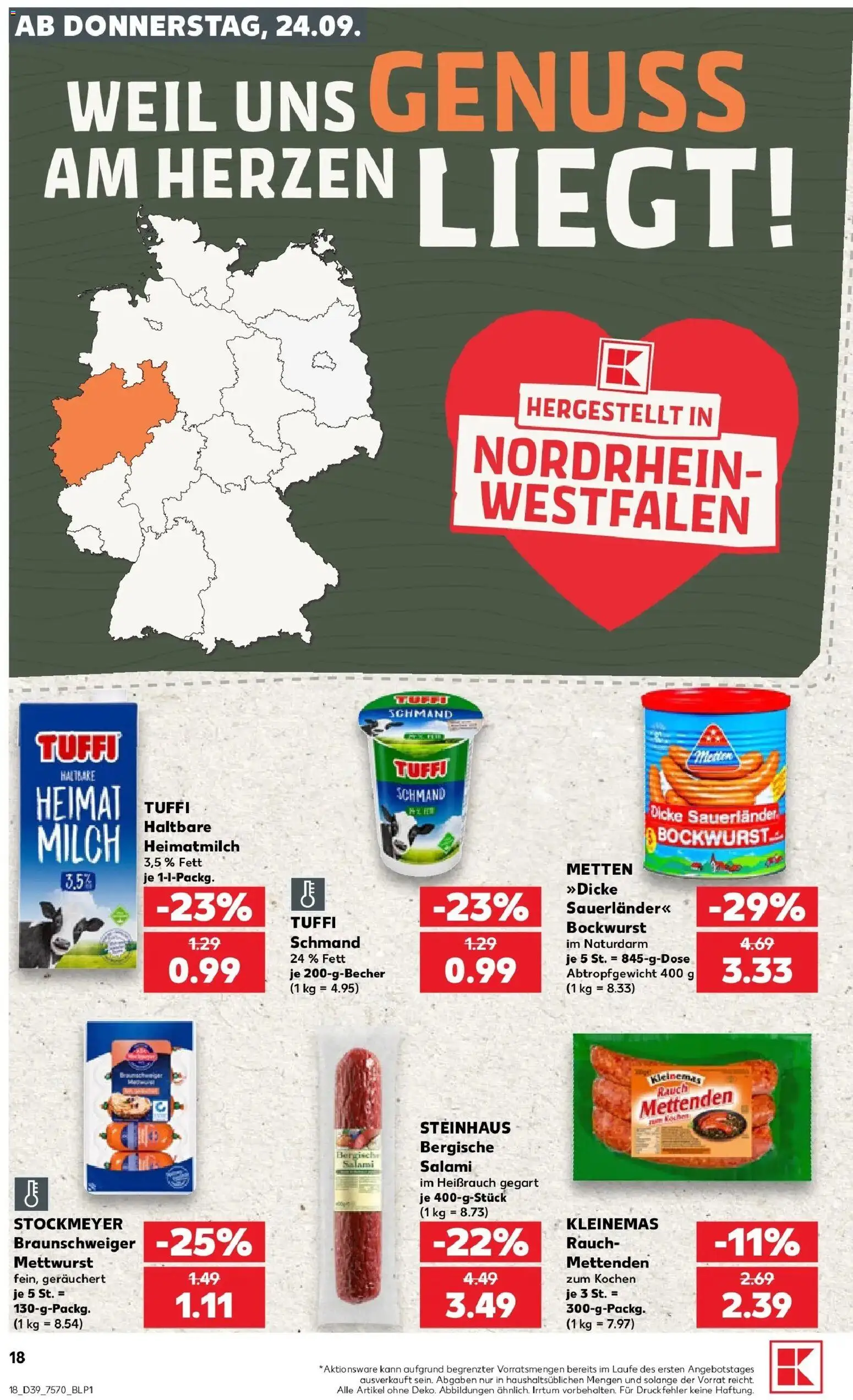 Prospekt Kaufland ab 21.09.2026 » Angebote Online zum Blättern | Seite: 30