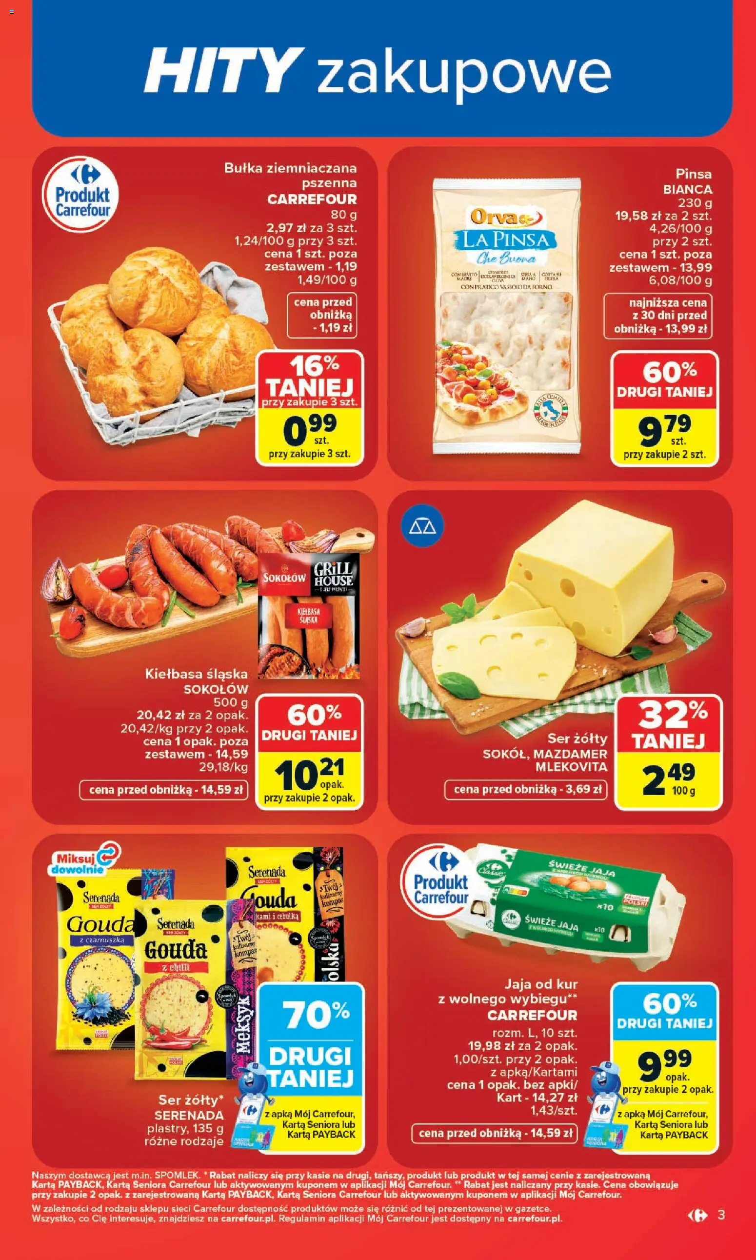 Carrefour gazetka od 20.07.2026 | Strona: 5 | Produkty: Grill, Ser, Pinsa, Jaja