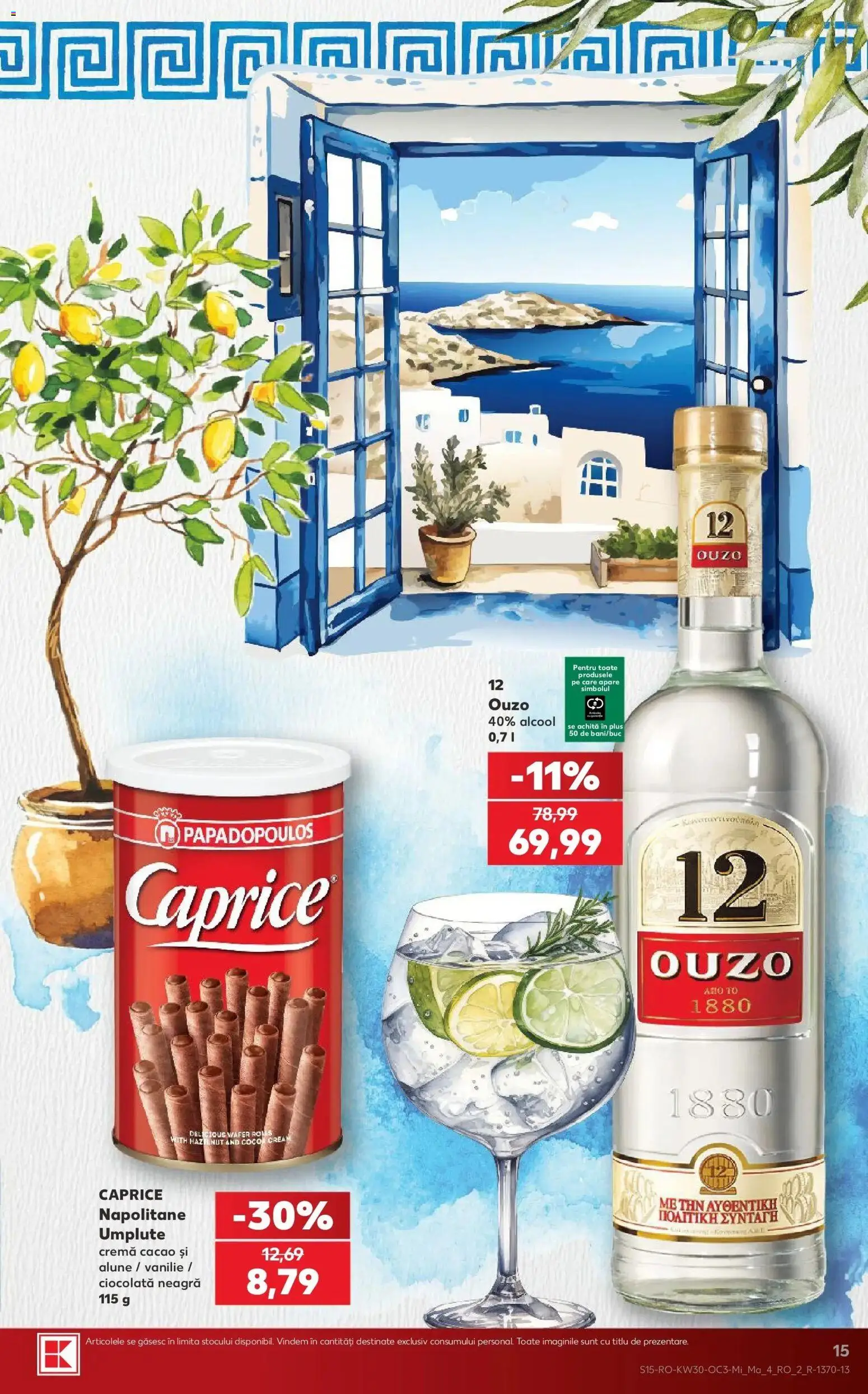 Noul catalog Kaufland – valabil de la 22.07.2026 | Pagină: 15 | Produse: Napolitane, Cremă, Cacao, Plus