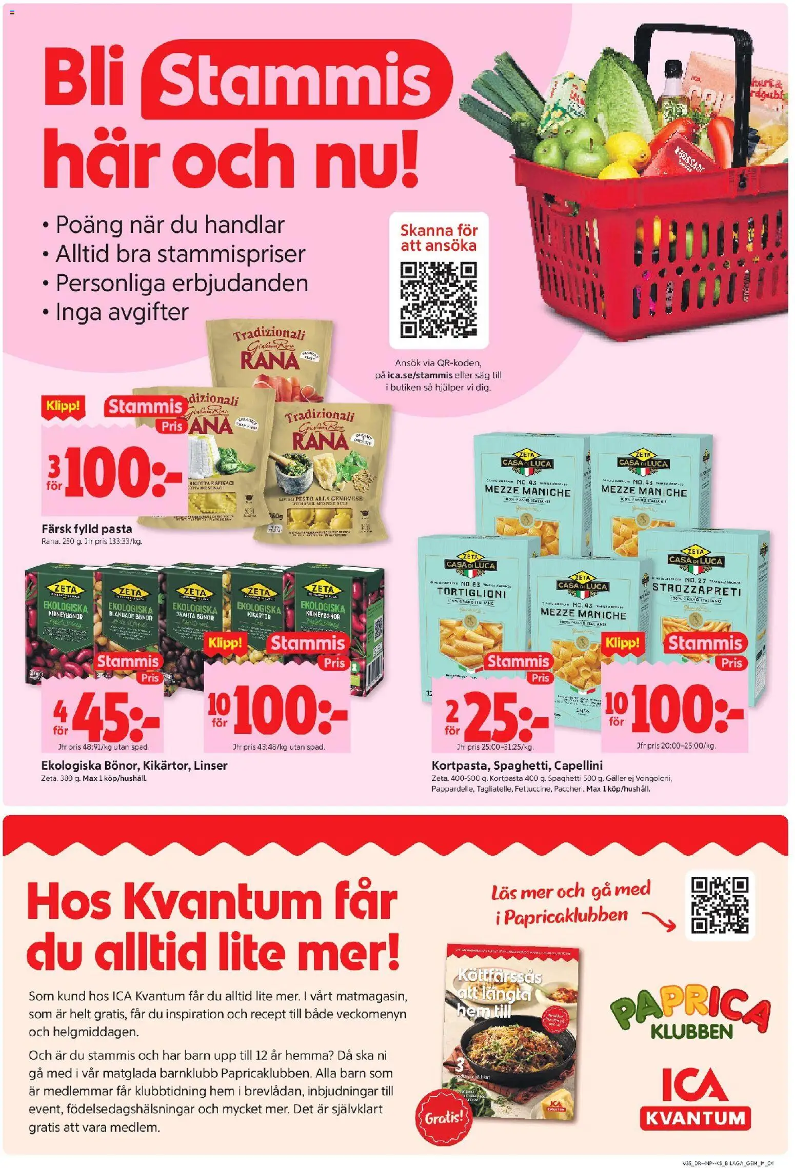 ICA Kvantum reklamblad aktuell från 24/08/2026 | Sida: 12 | Produkter: Såg, Svarta bönor, Galler, Bönor